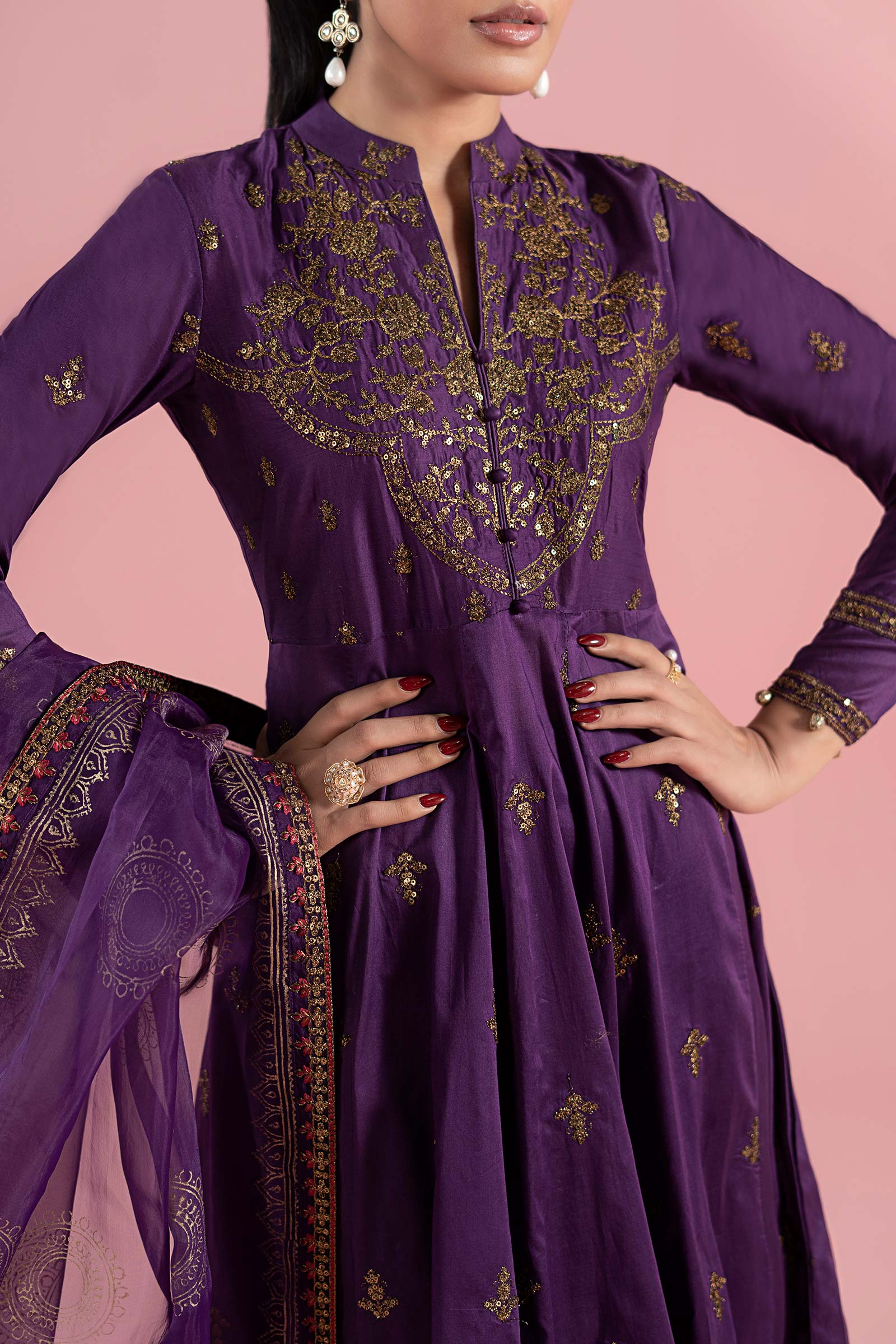Maria B | Luxury Pret 25 | DW-EA25-12 - Official Maria B stockist in UK - Sakeena London