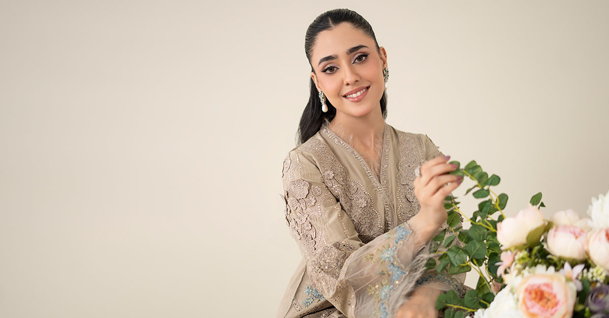 Maria B | Luxury Pret 25 | DW-EA25-16 - Official Maria B stockist in UK - Sakeena London