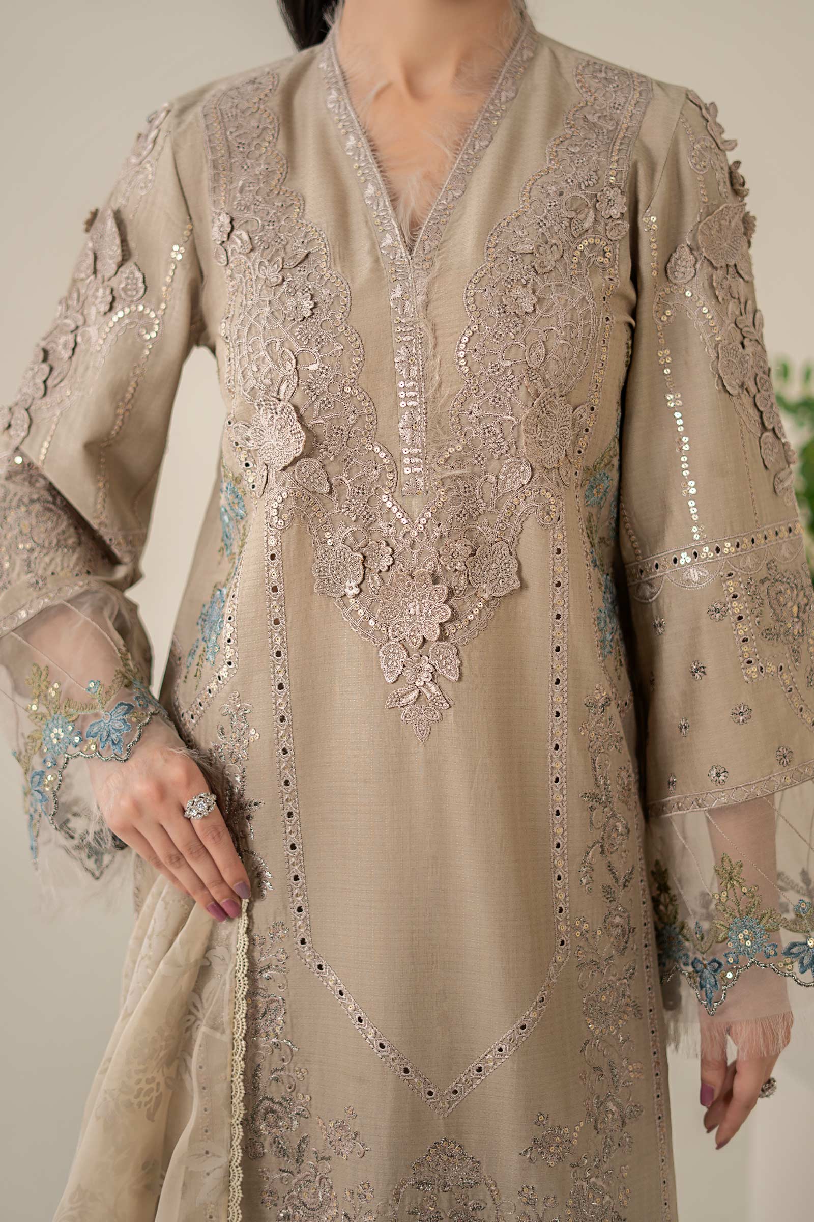 Maria B | Luxury Pret 25 | DW-EA25-16 - Official Maria B stockist in UK - Sakeena London