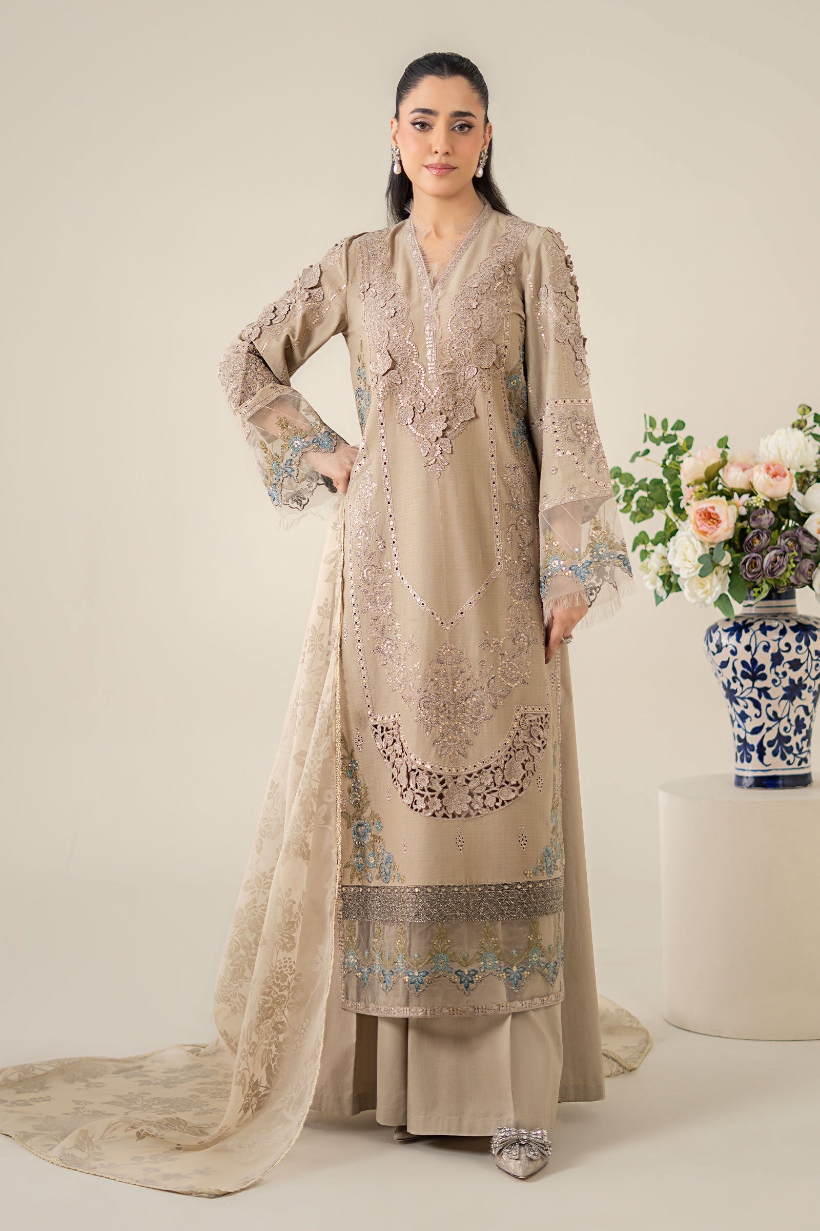 Maria B | Luxury Pret 25 | DW-EA25-16 - Official Maria B stockist in UK - Sakeena London