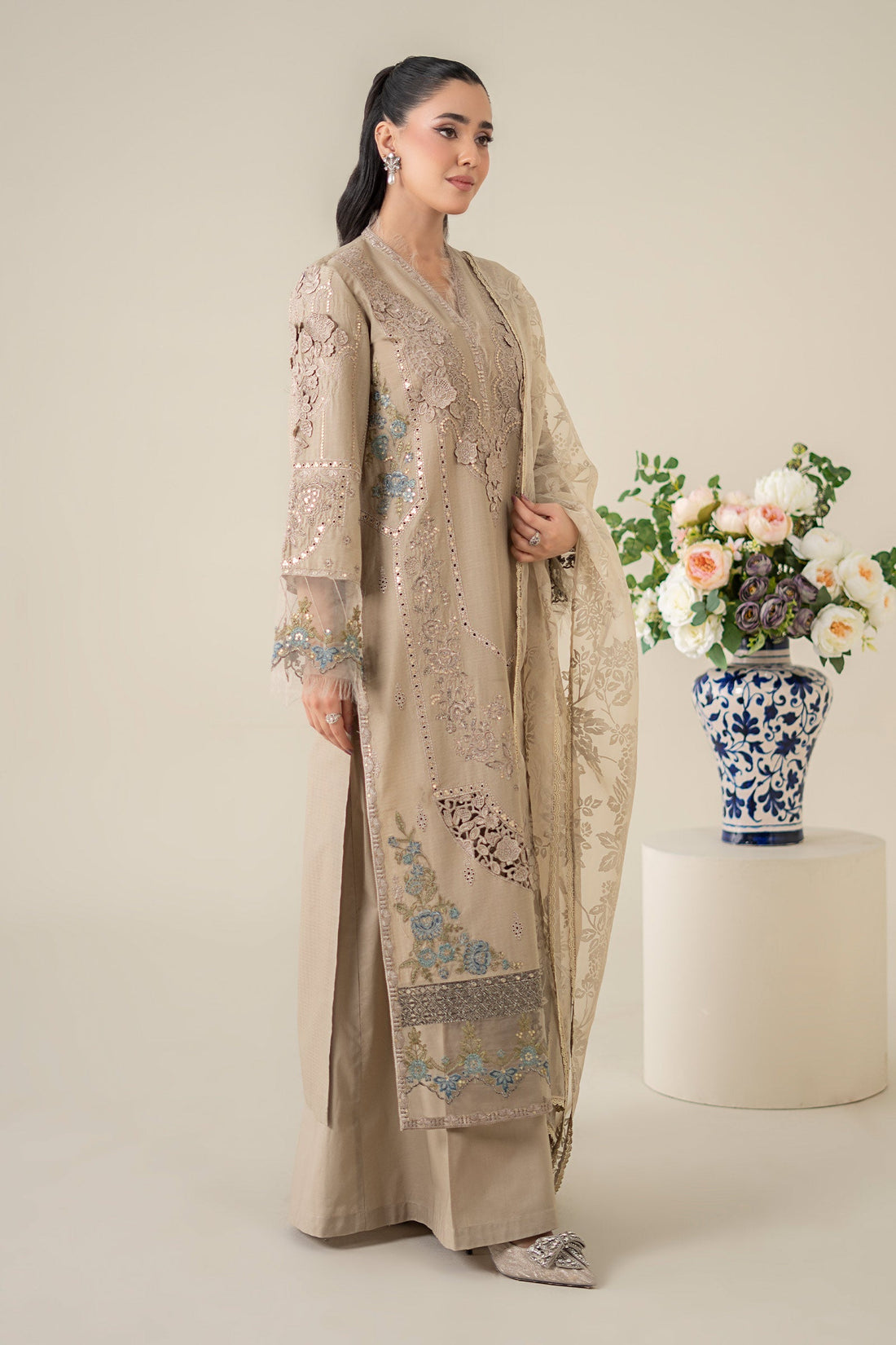 Maria B | Luxury Pret 25 | DW-EA25-16 - Official Maria B stockist in UK - Sakeena London