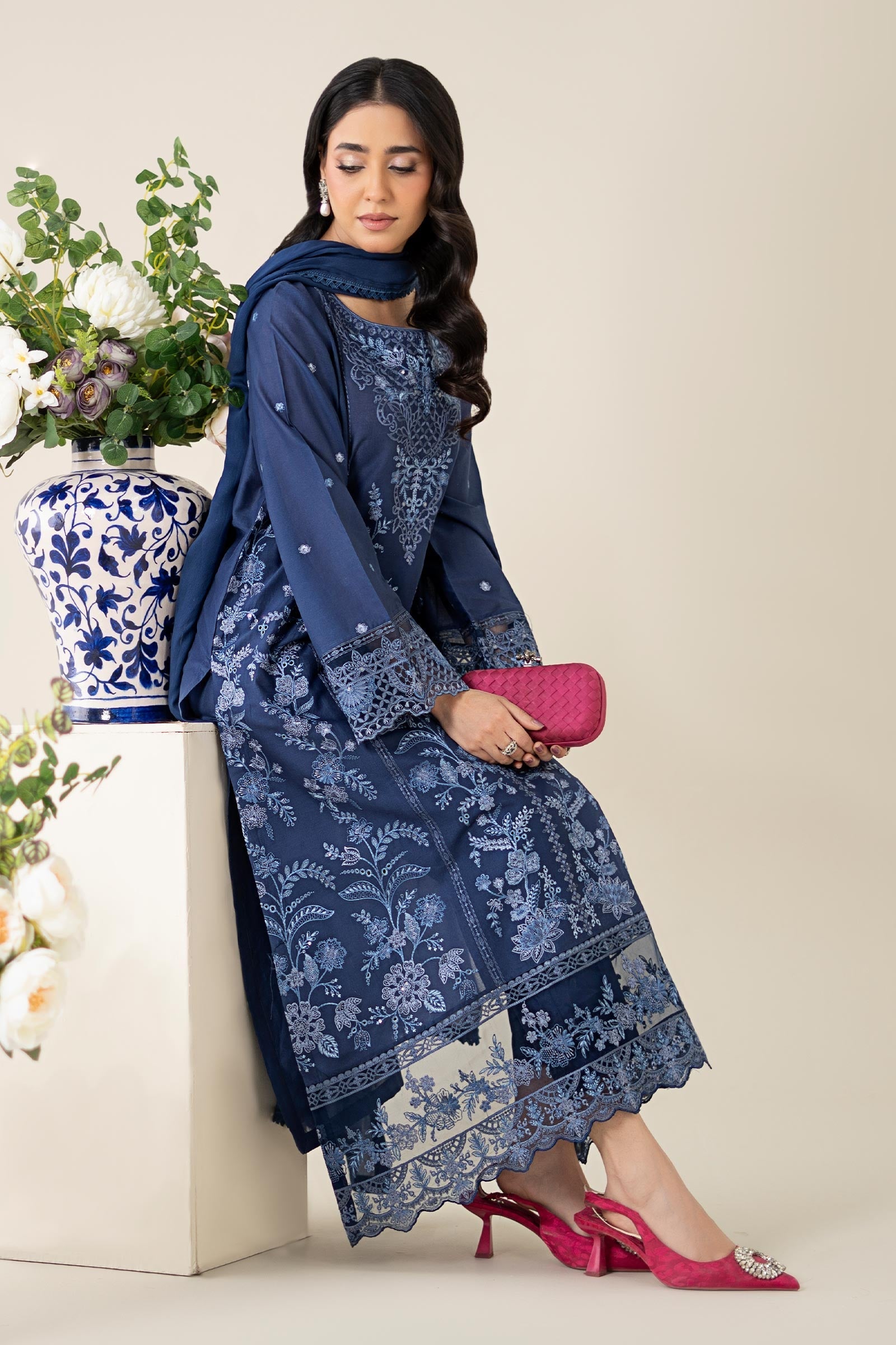 Maria B | Luxury Pret 25 | DW-EA25-21 - Official Maria B stockist in UK - Sakeena London