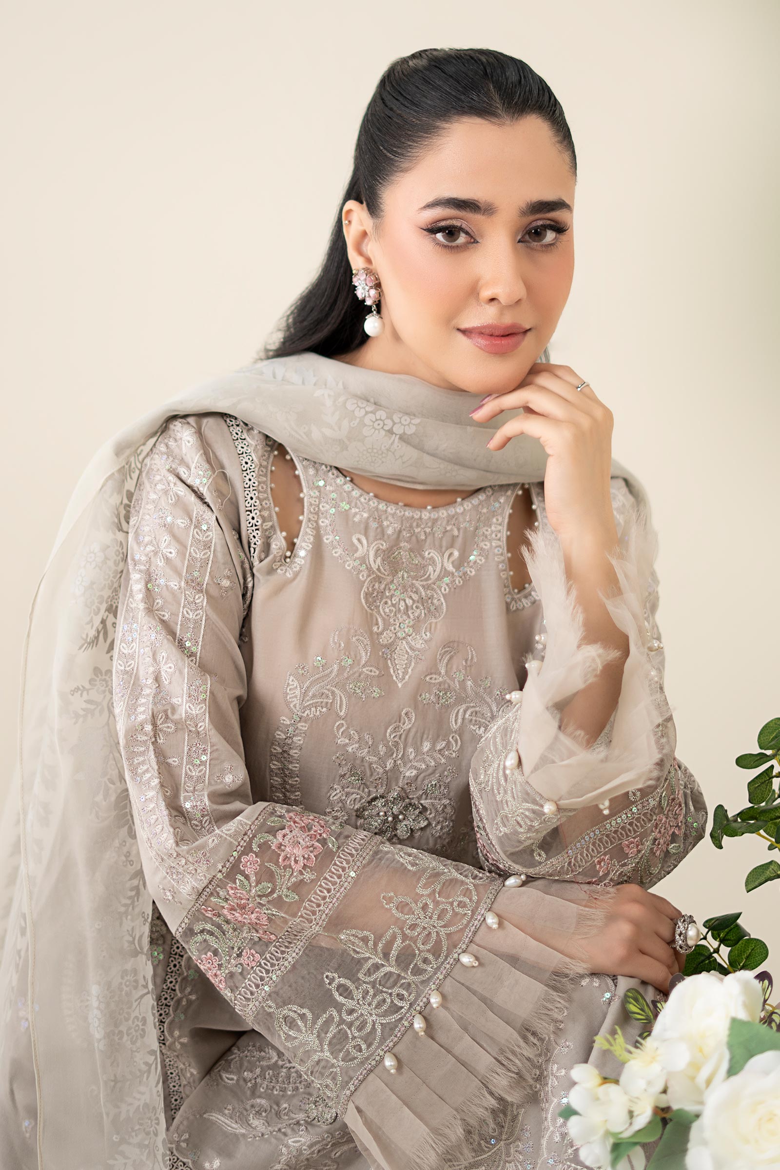 Maria B | Luxury Pret 25 | DW-EA25-57 - Official Maria B stockist in UK - Sakeena London