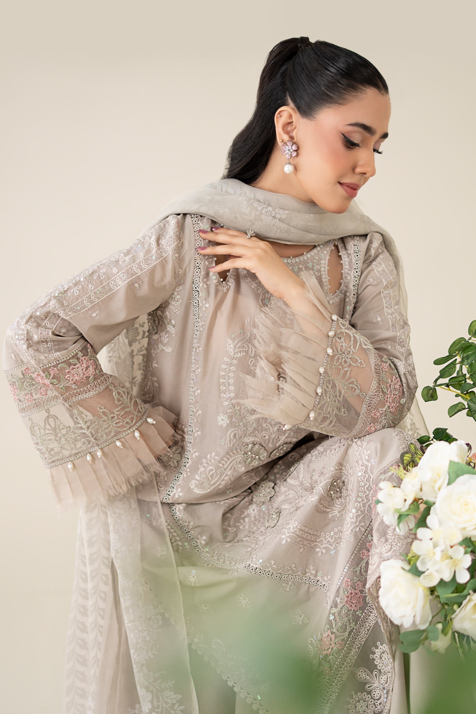 Maria B | Luxury Pret 25 | DW-EA25-57 - Official Maria B stockist in UK - Sakeena London