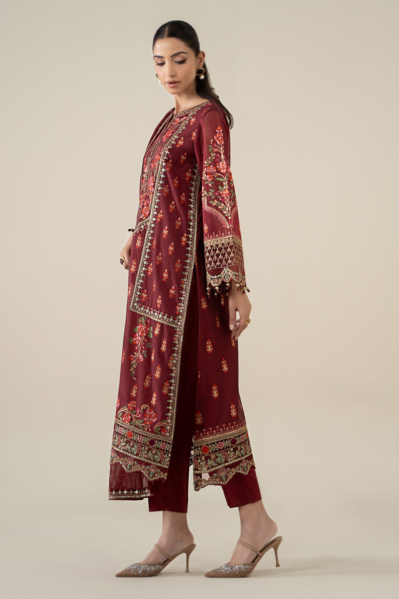 Maria B | Pre Fall 25 | Jacquard Suit 21 - Official Maria B stockist in UK - Sakeena London