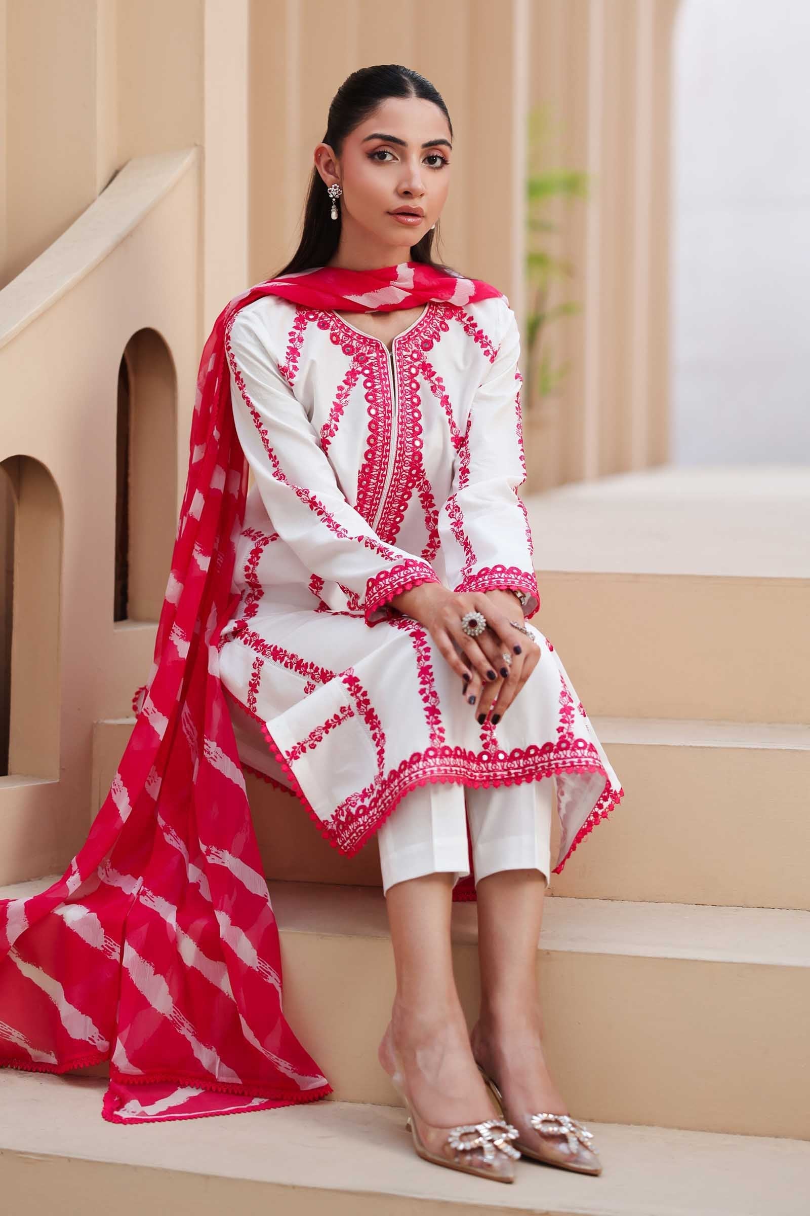 Maria B | Luxury Pret 25 | DW-EA25-60 - Official Maria B stockist in UK - Sakeena London