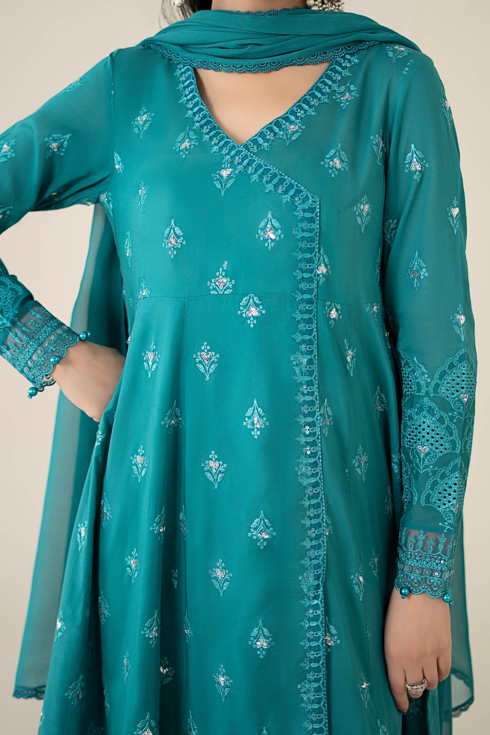 Maria B | Luxury Pret 25 | DW-EA25-61 - Official Maria B stockist in UK - Sakeena London
