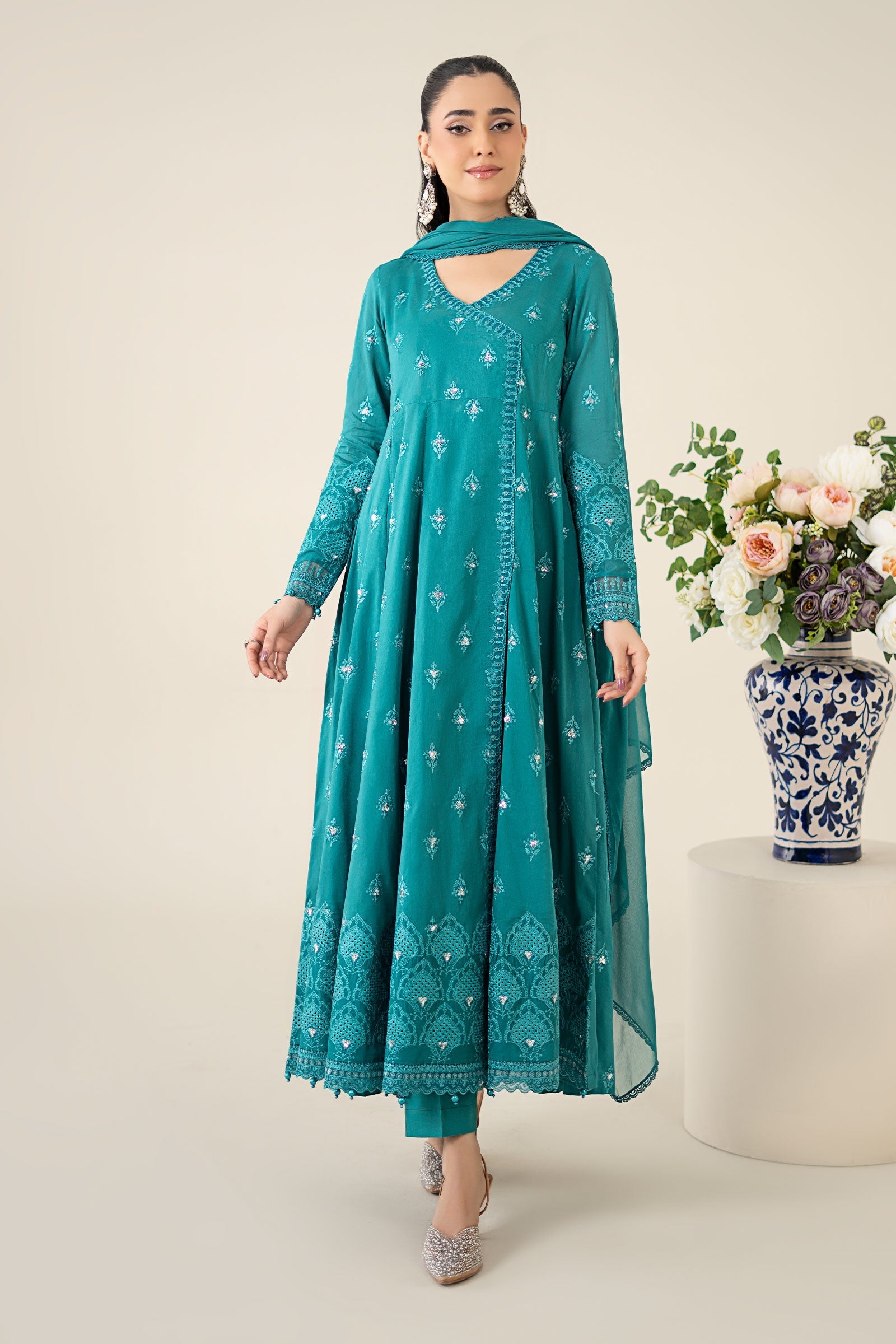 Maria B | Luxury Pret 25 | DW-EA25-61 - Official Maria B stockist in UK - Sakeena London