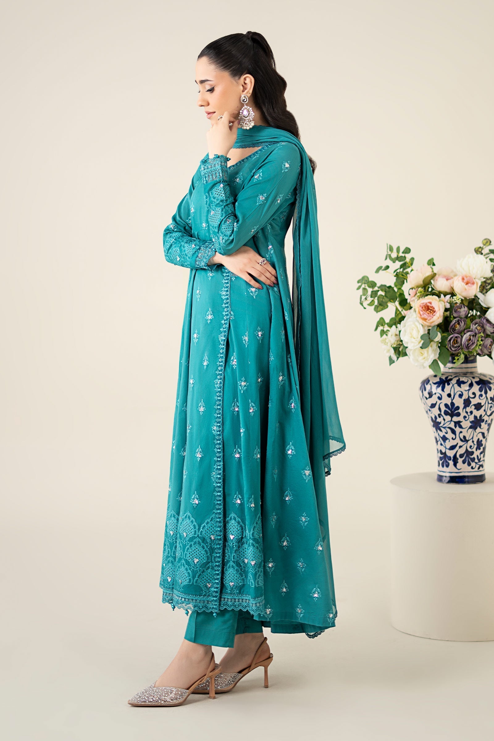 Maria B | Luxury Pret 25 | DW-EA25-61 - Official Maria B stockist in UK - Sakeena London