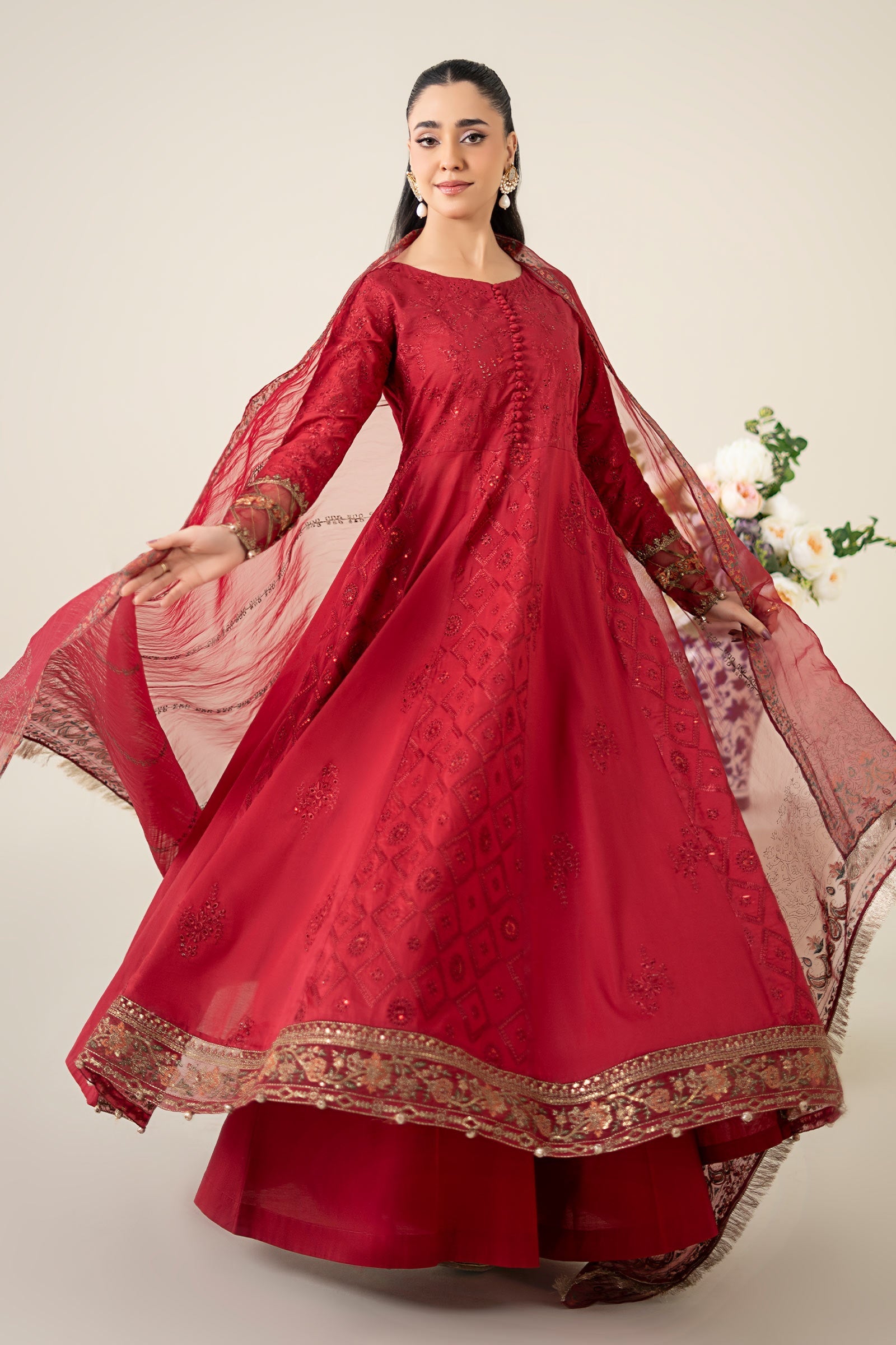 Maria B | Luxury Pret 25 | DW-EA25-65 - Official Maria B stockist in UK - Sakeena London