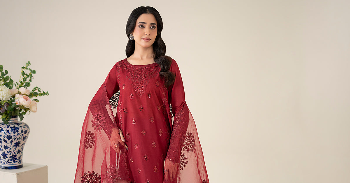 Maria B | Luxury Pret 25 | DW-EA25-68 - Official Maria B stockist in UK - Sakeena London