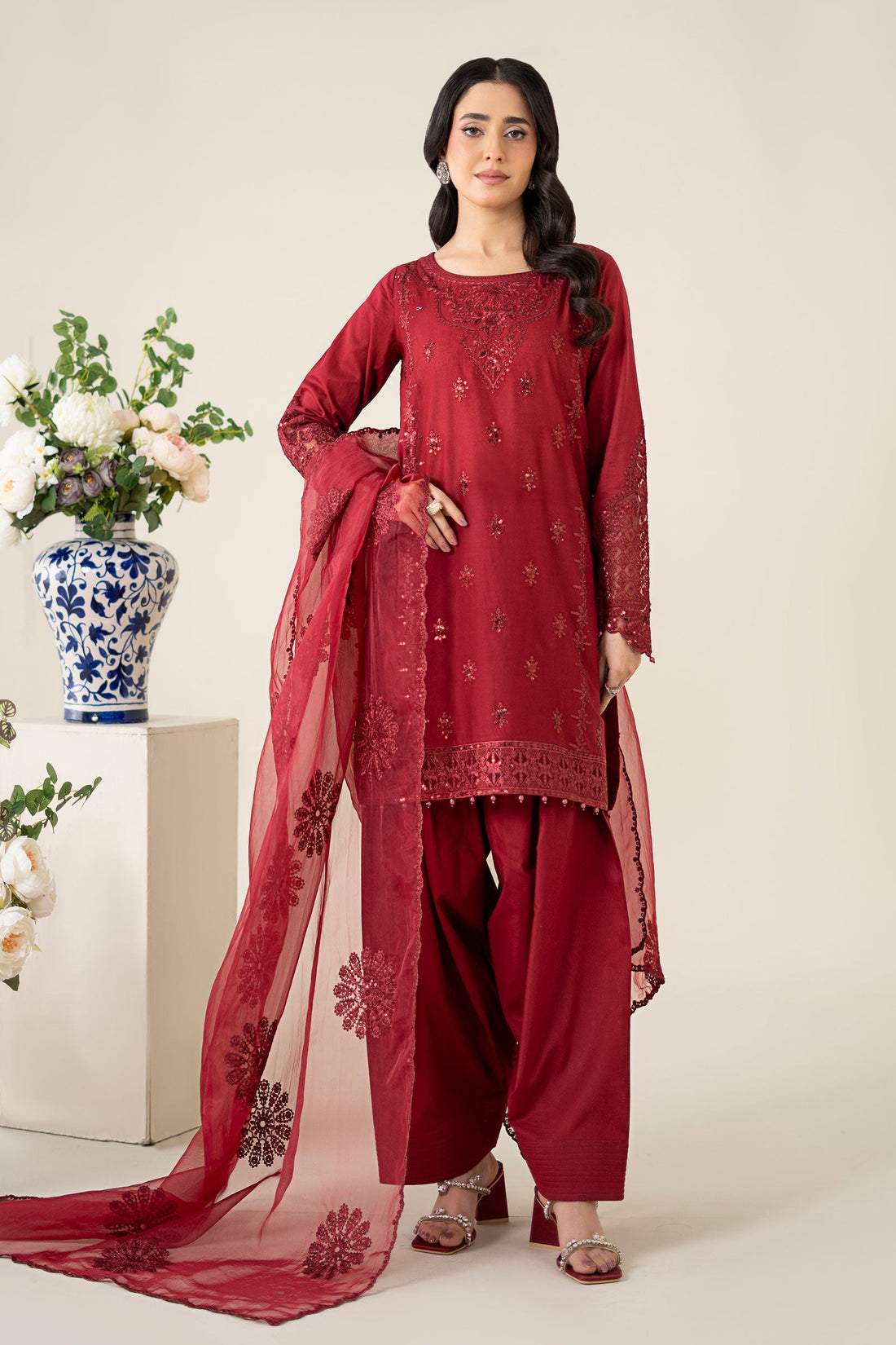 Maria B | Luxury Pret 25 | DW-EA25-68 - Official Maria B stockist in UK - Sakeena London