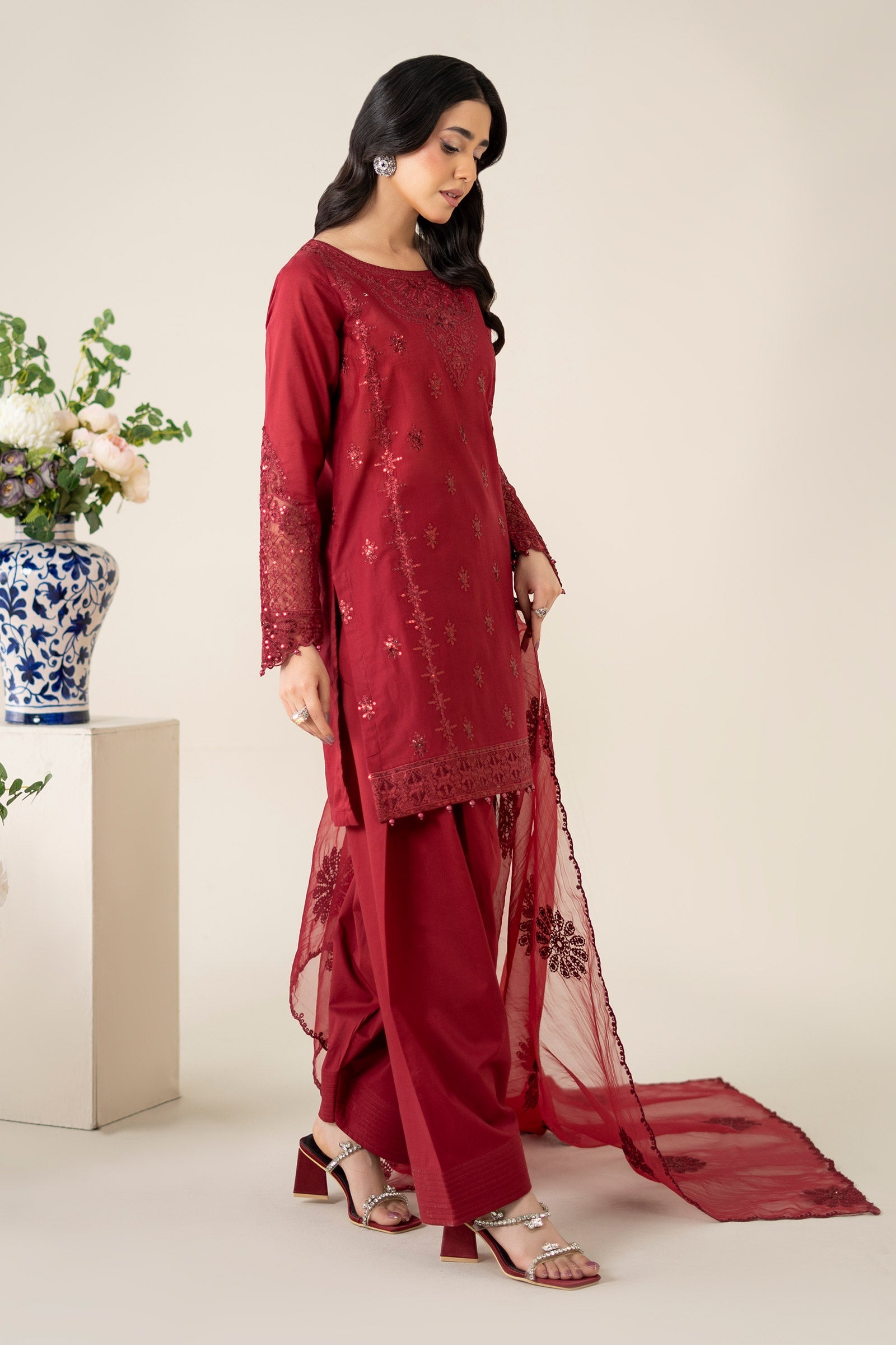 Maria B | Luxury Pret 25 | DW-EA25-68 - Official Maria B stockist in UK - Sakeena London