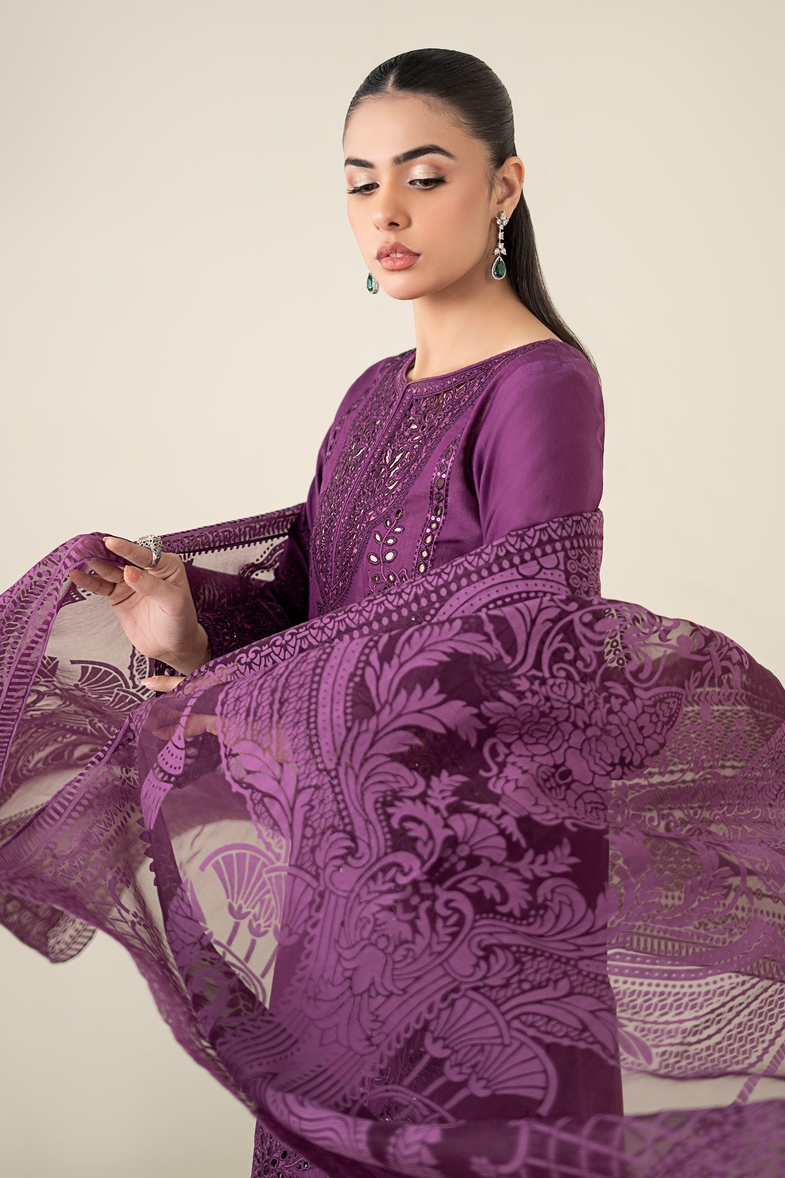 Maria B | Luxury Pret 25 | DW-EA25-74 - Official Maria B stockist in UK - Sakeena London