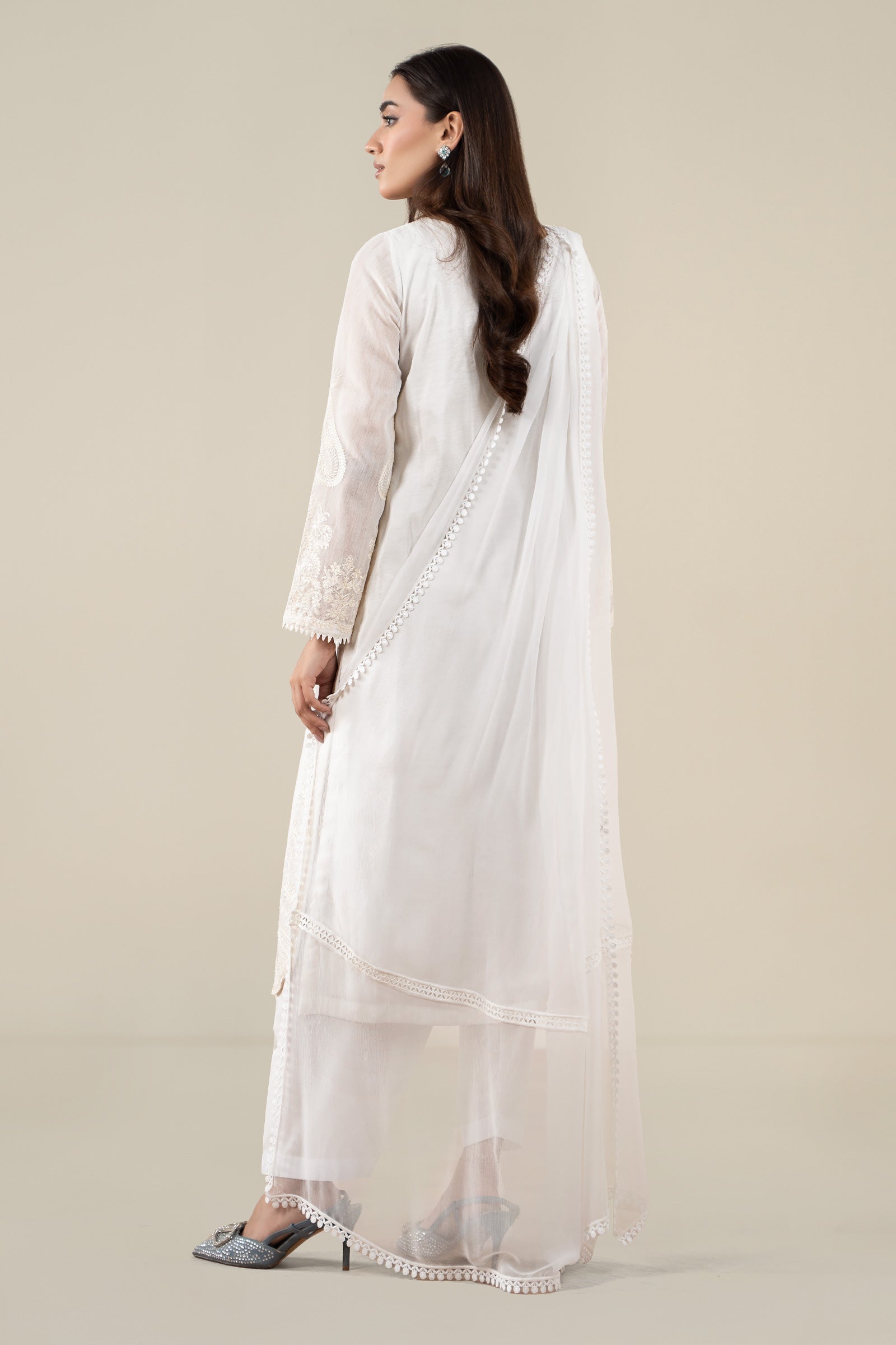 Maria B | Pre Fall 25 | Paper Cotton Suit 07 - Official Maria B stockist in UK - Sakeena London