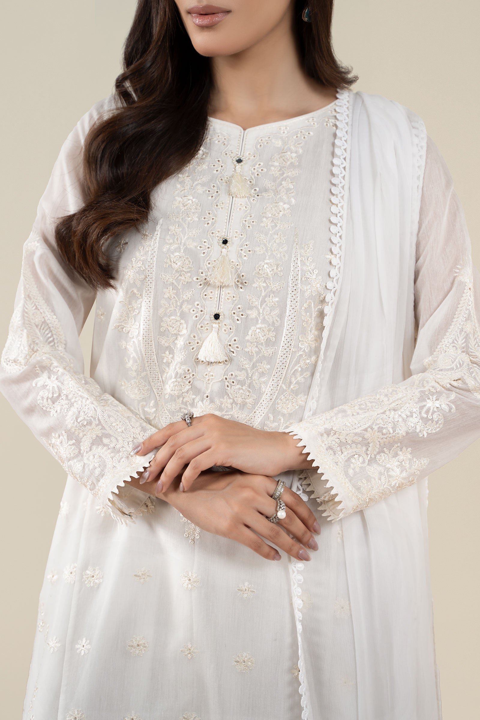 Maria B | Pre Fall 25 | Paper Cotton Suit 07 - Official Maria B stockist in UK - Sakeena London