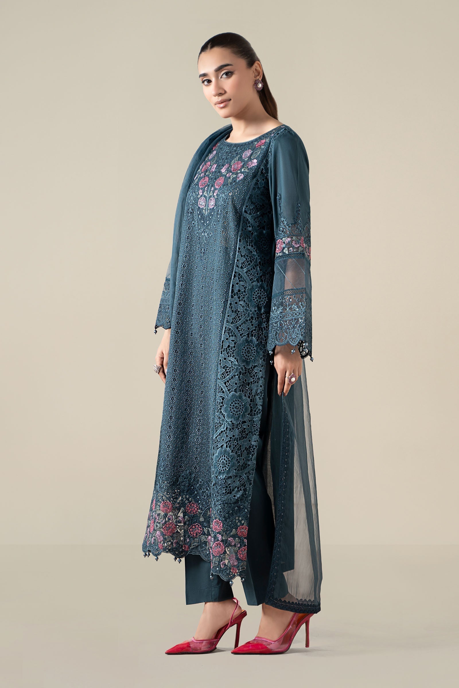 Maria B | Pre Fall 25 | Lawn Suit 16 - Official Maria B stockist in UK - Sakeena London