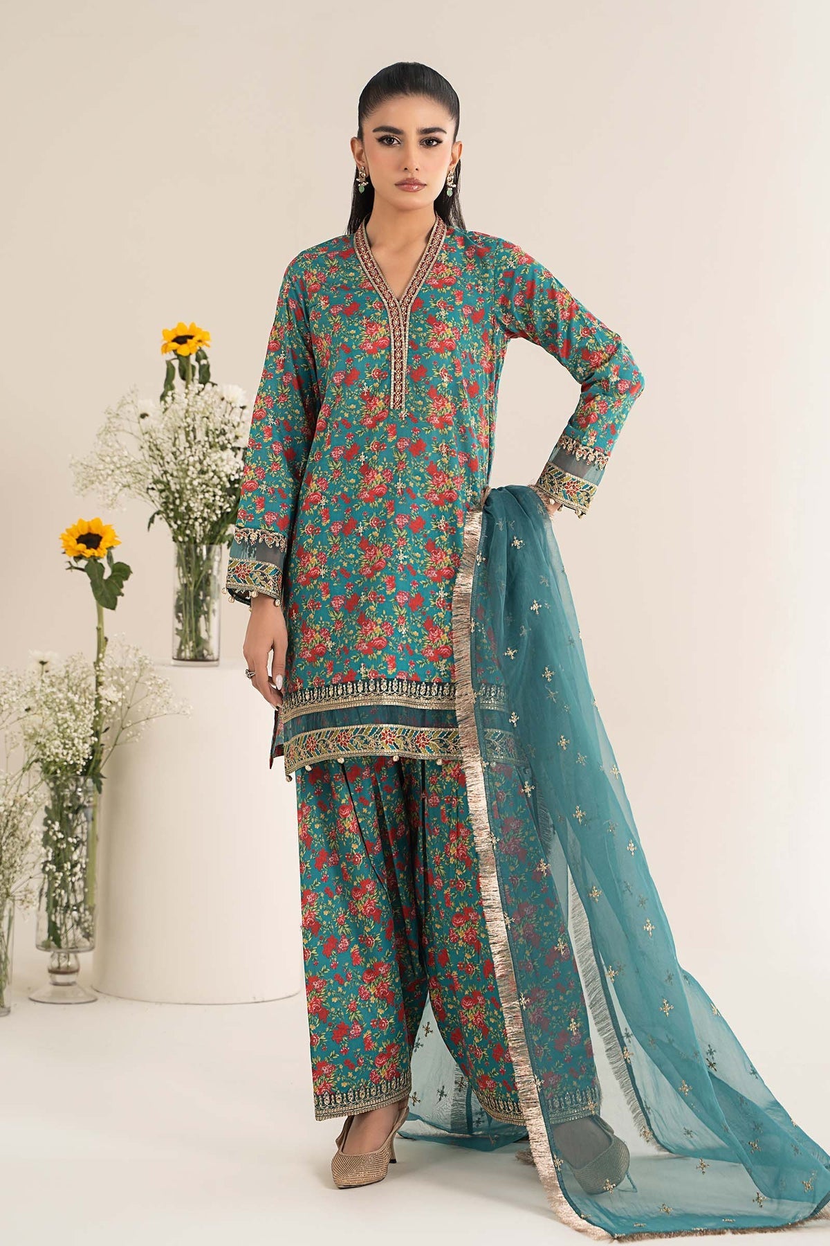 Maria B | Casual Pret 25 | DW-EF25-09 - Official Maria B stockist in UK - Sakeena London