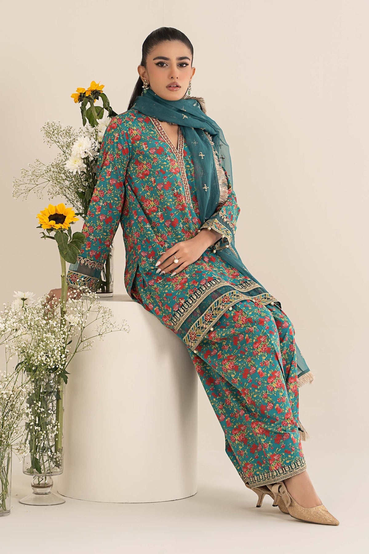 Maria B | Casual Pret 25 | DW-EF25-09 - Official Maria B stockist in UK - Sakeena London