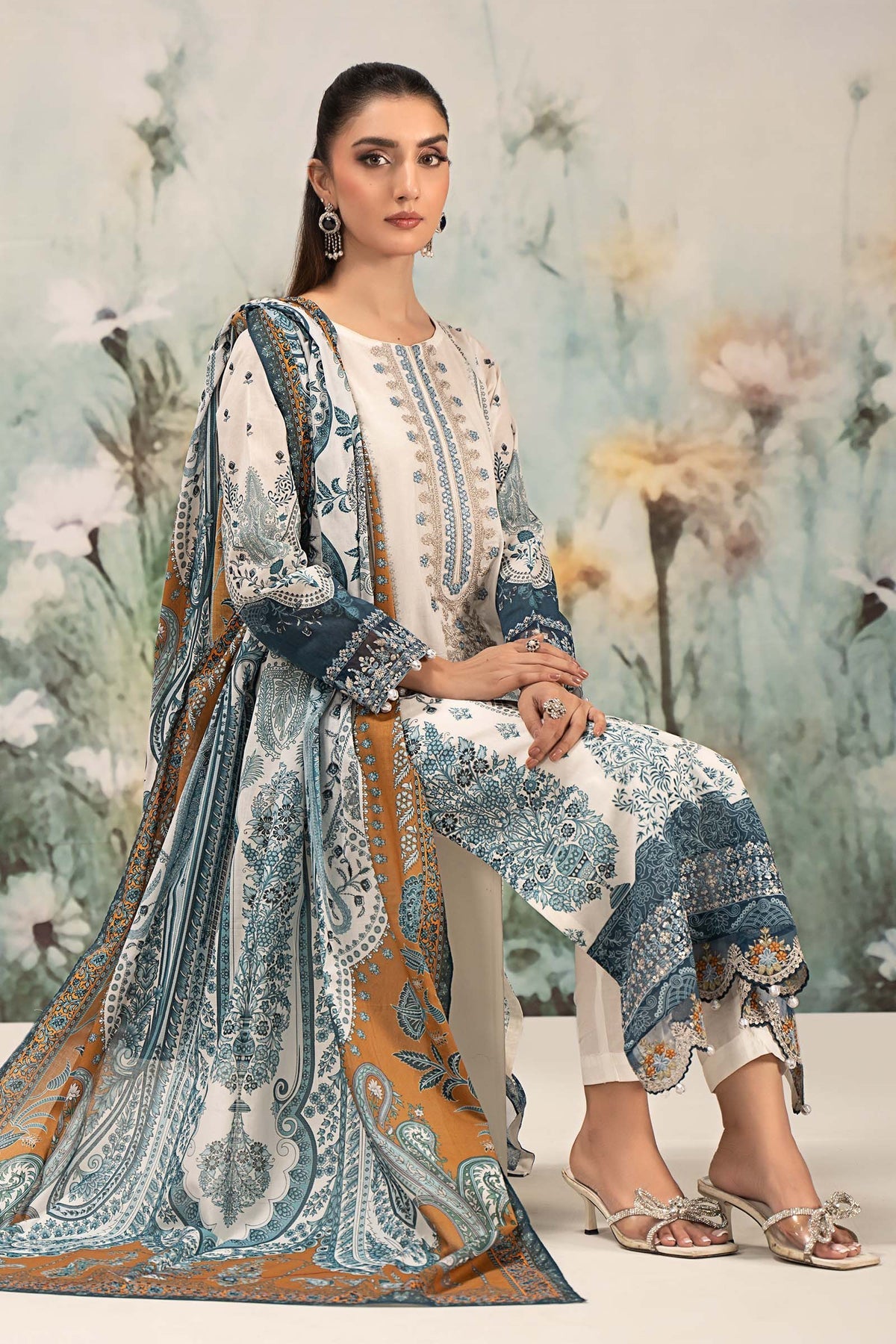 Maria B | Casual Pret 25 | DW-EF25-14 - Official Maria B stockist in UK - Sakeena London