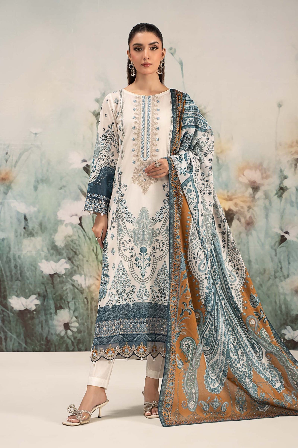 Maria B | Casual Pret 25 | DW-EF25-14 - Official Maria B stockist in UK - Sakeena London