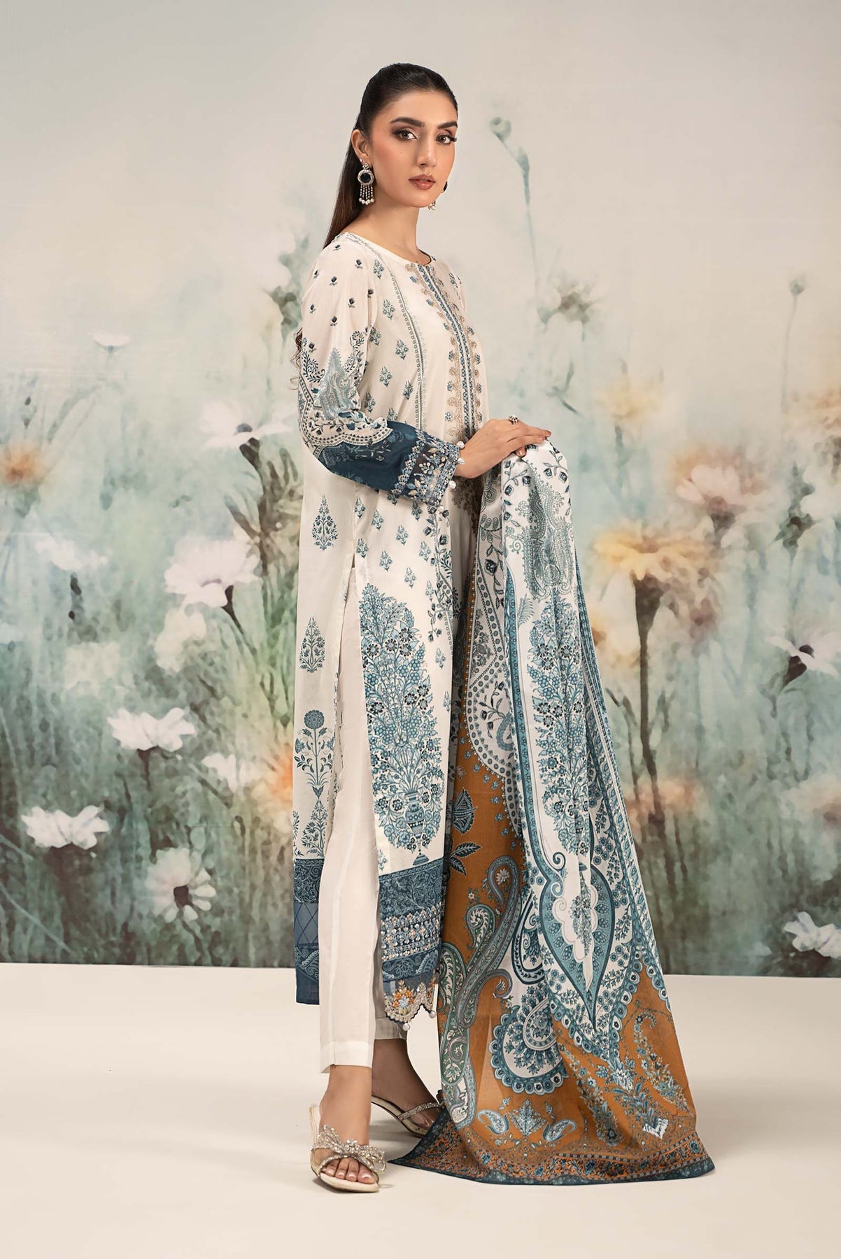 Maria B | Casual Pret 25 | DW-EF25-14 - Official Maria B stockist in UK - Sakeena London