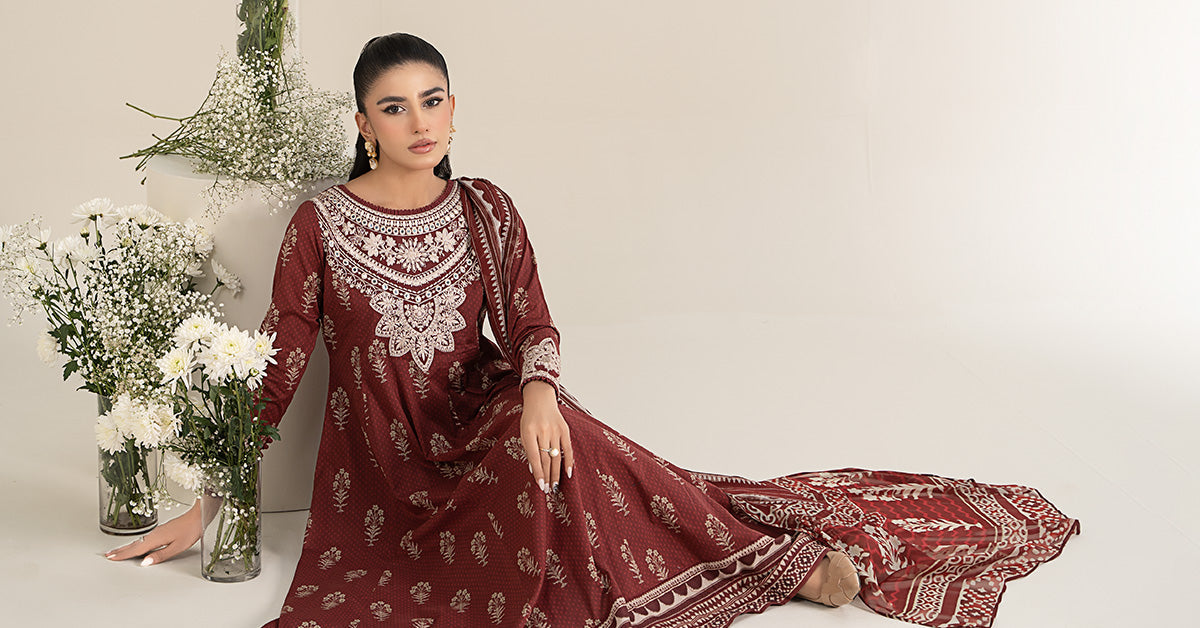 Maria B | Casual Pret 25 | DW-EF25-22 - Official Maria B stockist in UK - Sakeena London