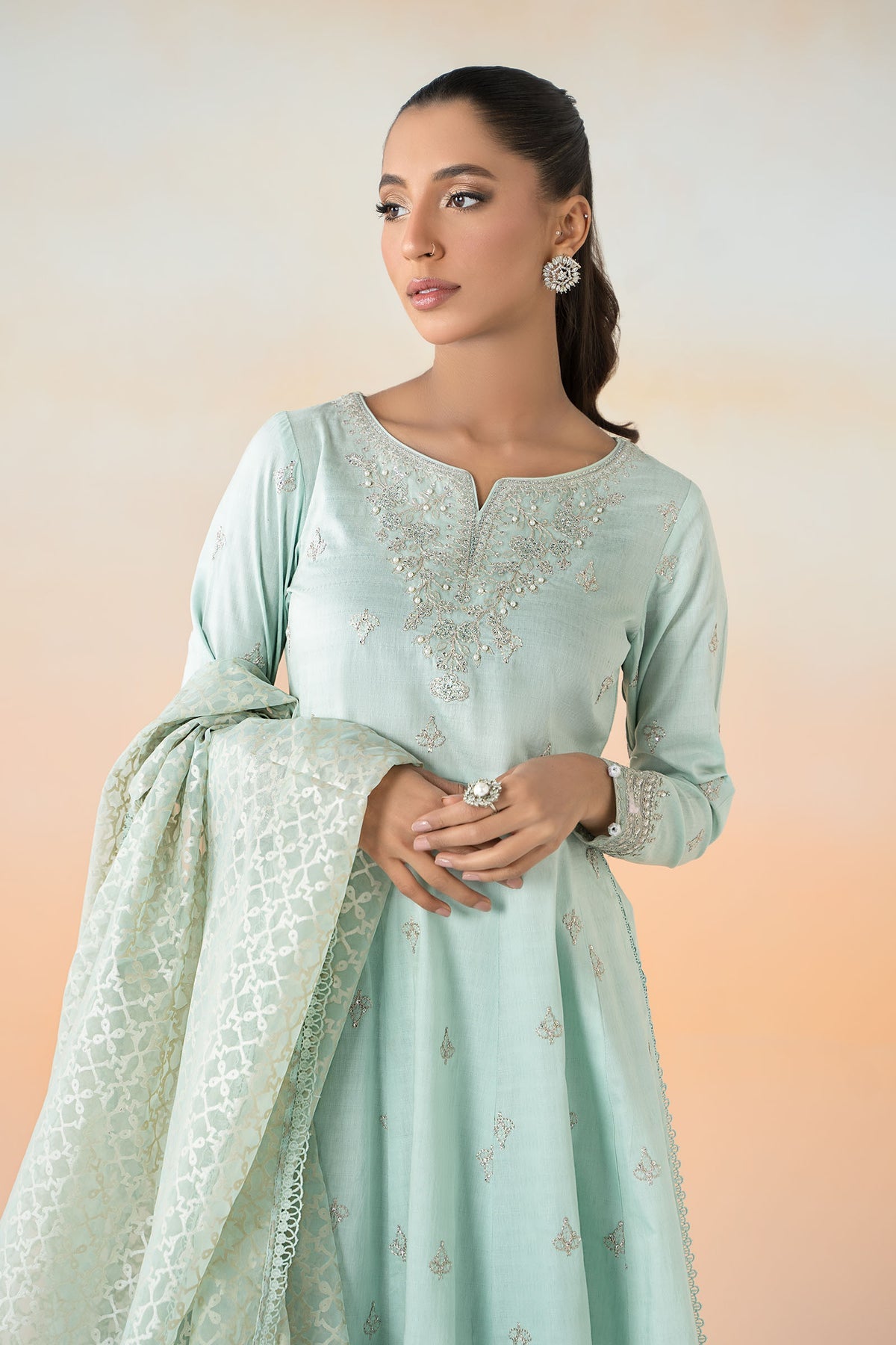 Maria B | Casual Pret 25 | DW-EF25-30 - Official Maria B stockist in UK - Sakeena London