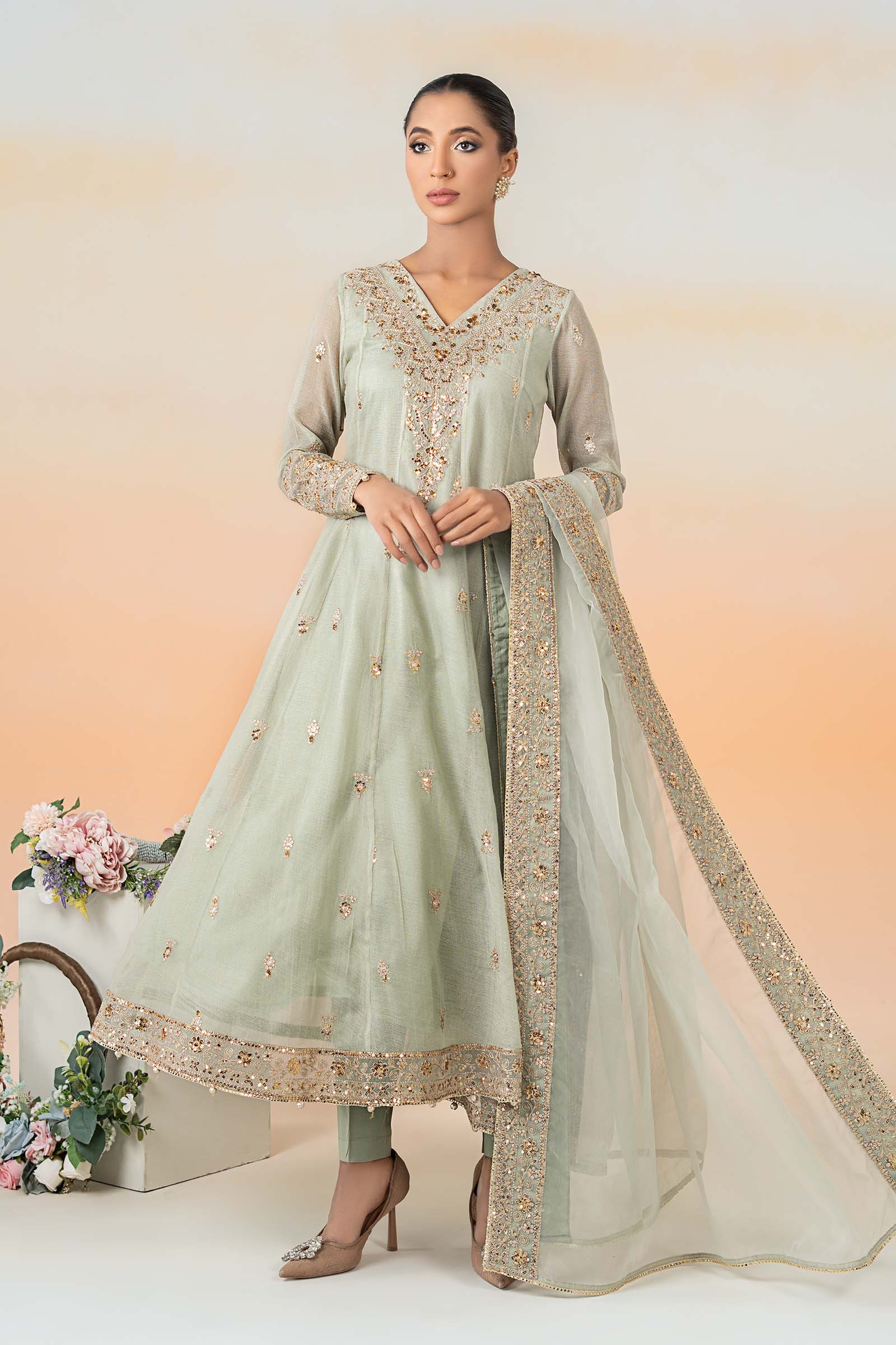Maria B | Luxury Pret 25 | DW-EF25-88 - Official Maria B stockist in UK - Sakeena London