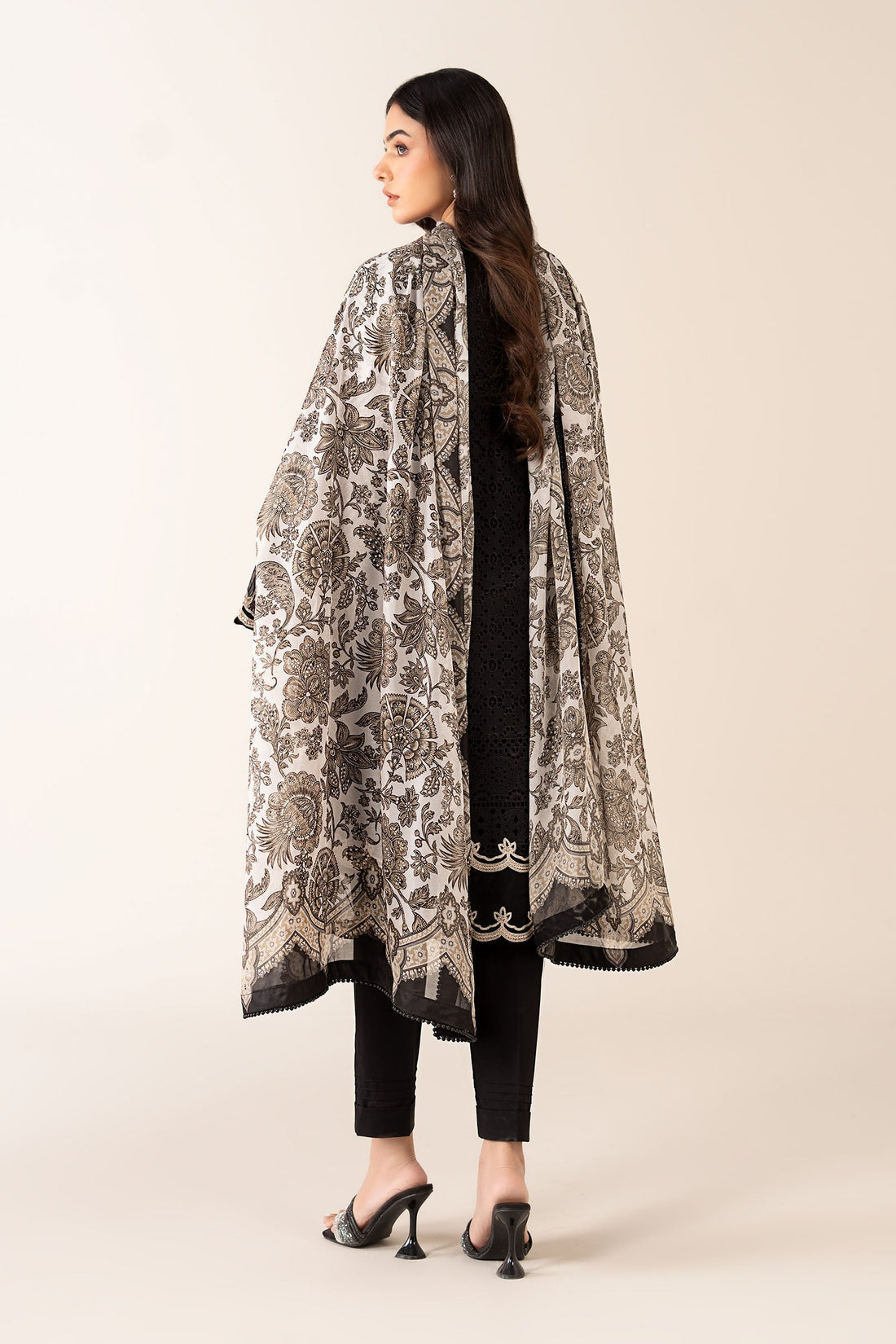 Maria B | Pre Fall Dresses | 3 Piece Embroidered Chiffon Suit BB - Official Maria B stockist in UK - Sakeena London