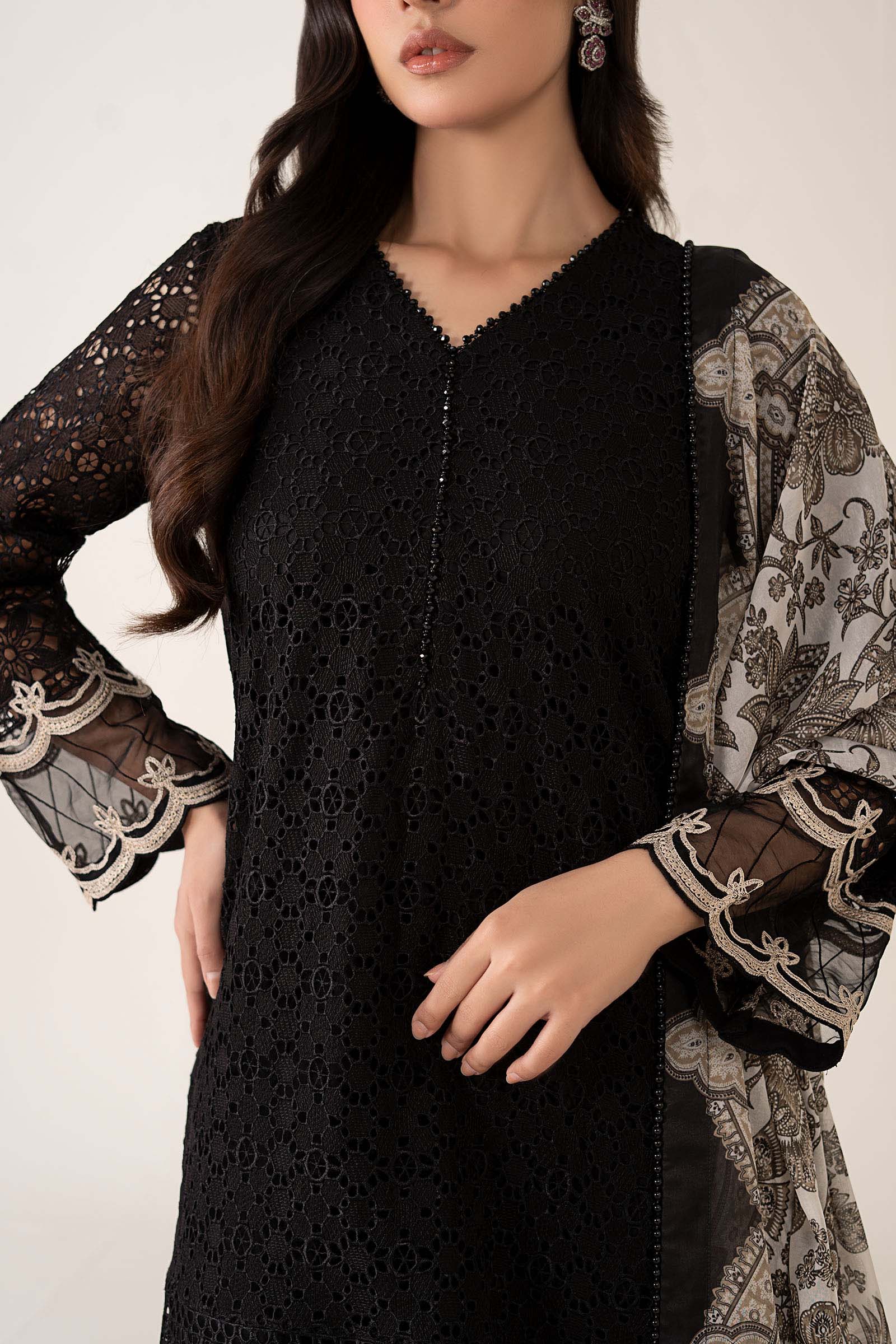 Maria B | Pre Fall 25 | Chiffon Suit 06 - Official Maria B stockist in UK - Sakeena London