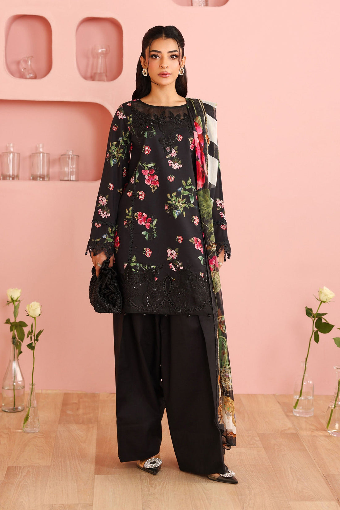 Maria B | Pre Fall 25 | Cotton Suit 10 - Official Maria B stockist in UK - Sakeena London