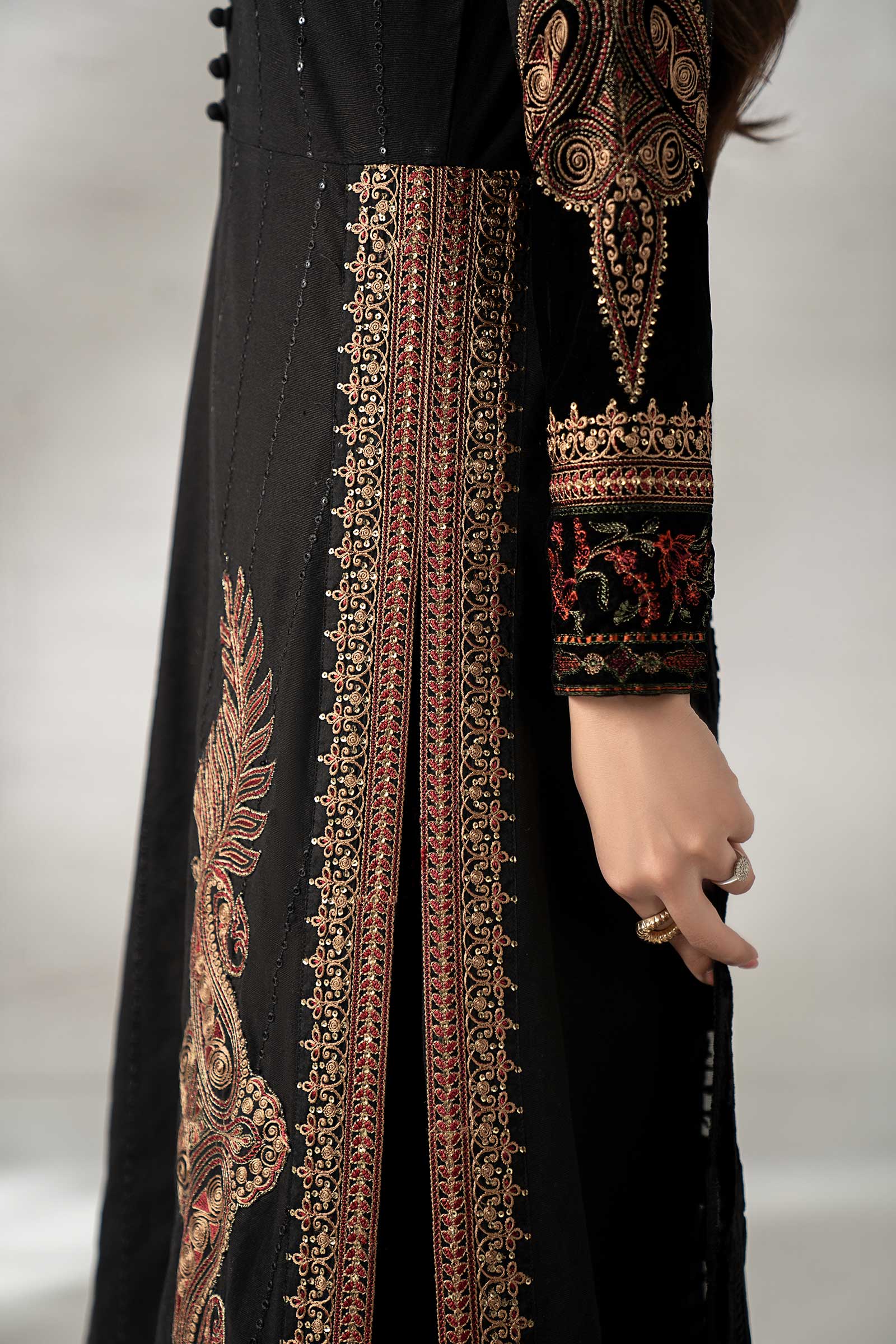 Maria B | Pre Fall 25 | DW-W24-146R1-Black - Official Maria B stockist in UK - Sakeena London