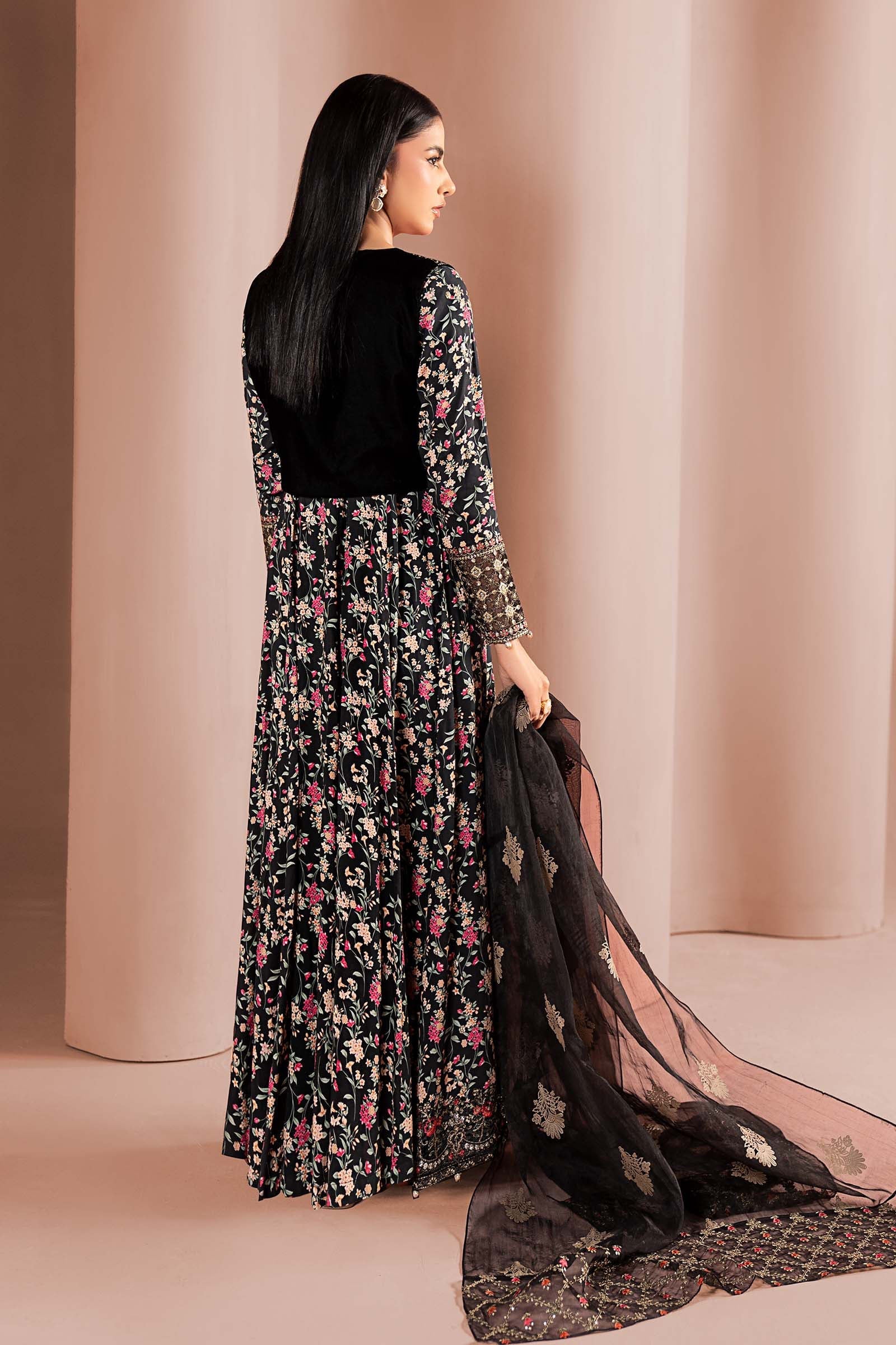 Maria B | Pre Fall 25 | DW-W24-152R1-Black - Official Maria B stockist in UK - Sakeena London