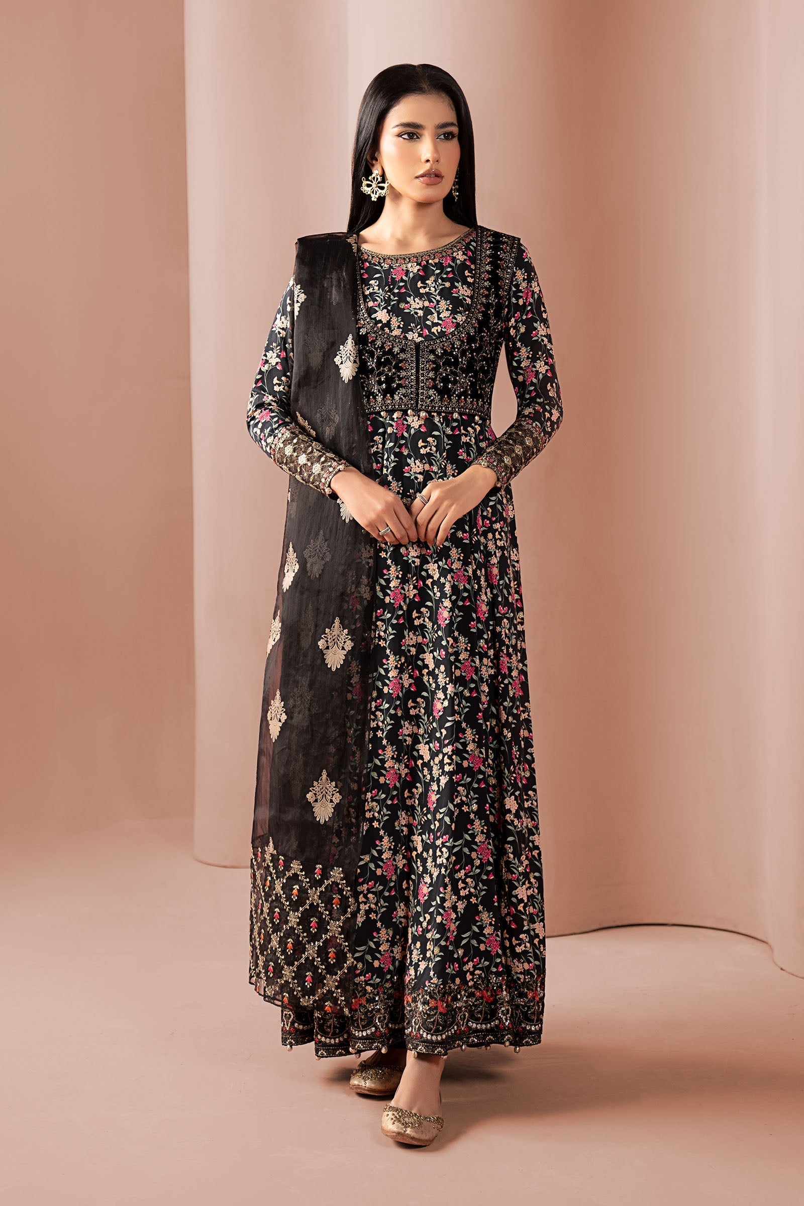 Maria B | Pre Fall 25 | DW-W24-152R1-Black - Official Maria B stockist in UK - Sakeena London