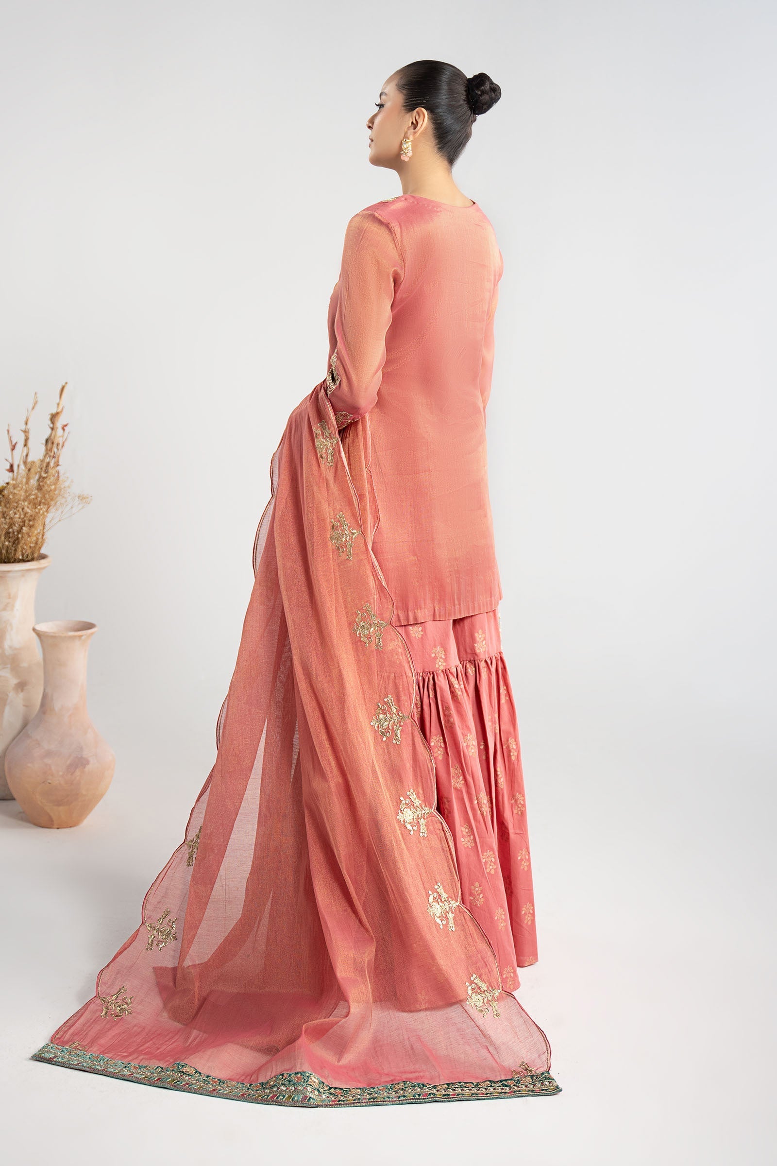 Maria B | Pre Fall Dresses | 3 Piece Embroidered Masoori Suit ZD - Official Maria B stockist in UK - Sakeena London