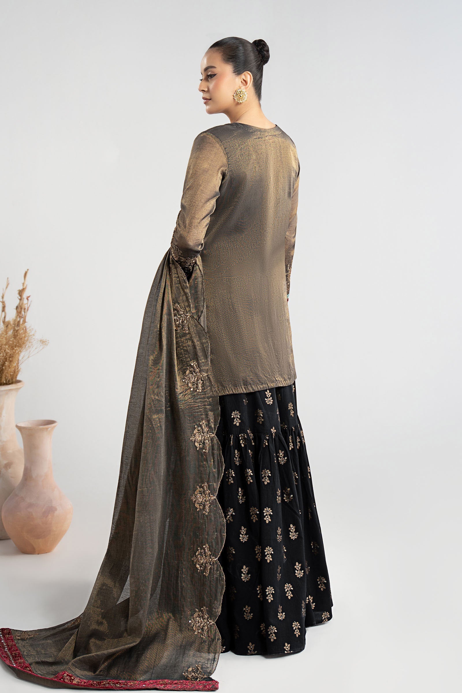 Maria B | Pre Fall Dresses | 3 Piece Embroidered Masoori Suit ZB - Official Maria B stockist in UK - Sakeena London