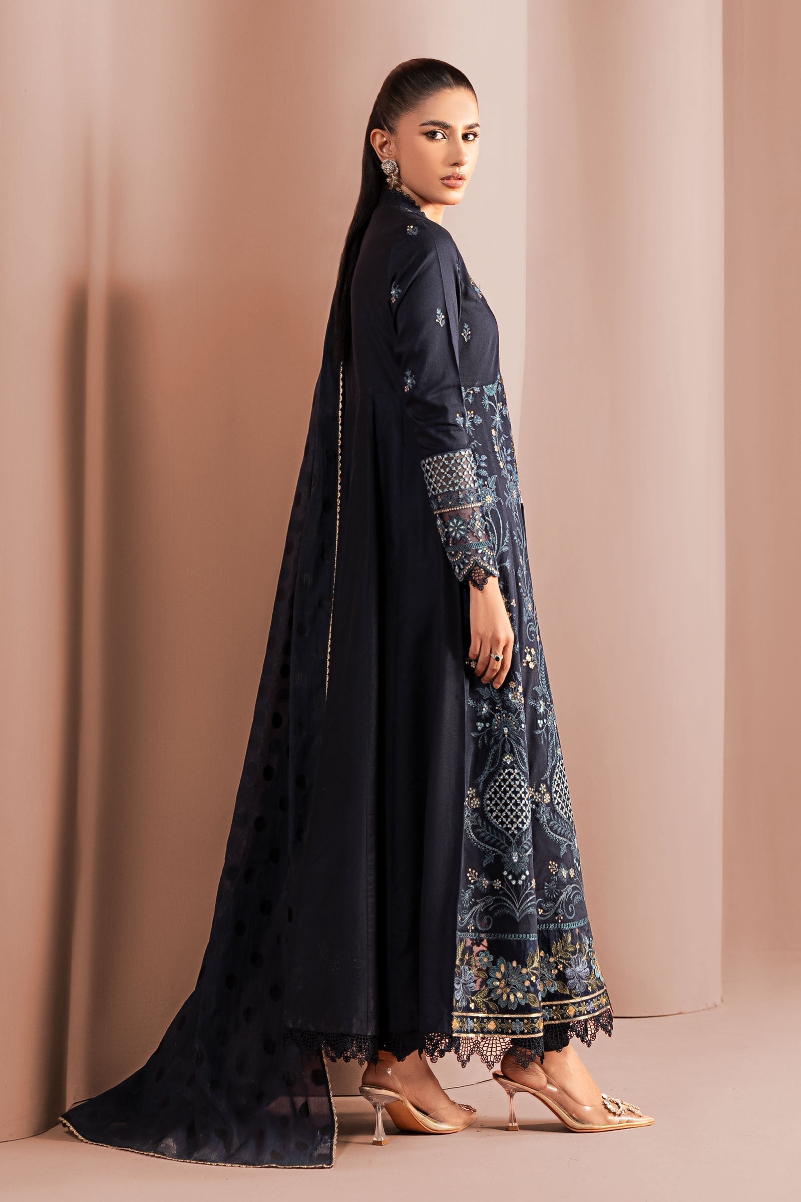 Maria B | Pre Fall 25 | DW-W25-04-Blue - Official Maria B stockist in UK - Sakeena London