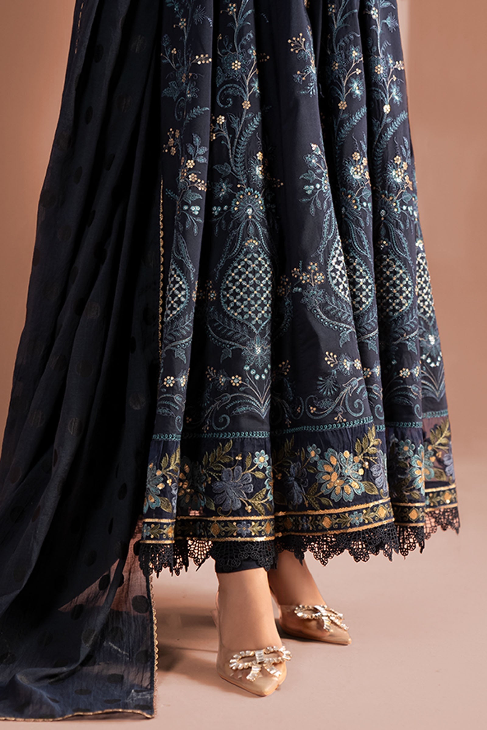 Maria B | Pre Fall 25 | DW-W25-04-Blue - Official Maria B stockist in UK - Sakeena London