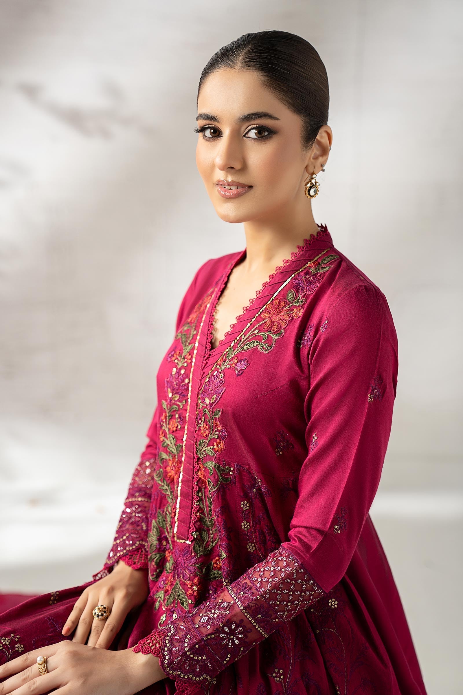 Maria B | Pre Fall 25 | DW-W25-04-Pink - Official Maria B stockist in UK - Sakeena London