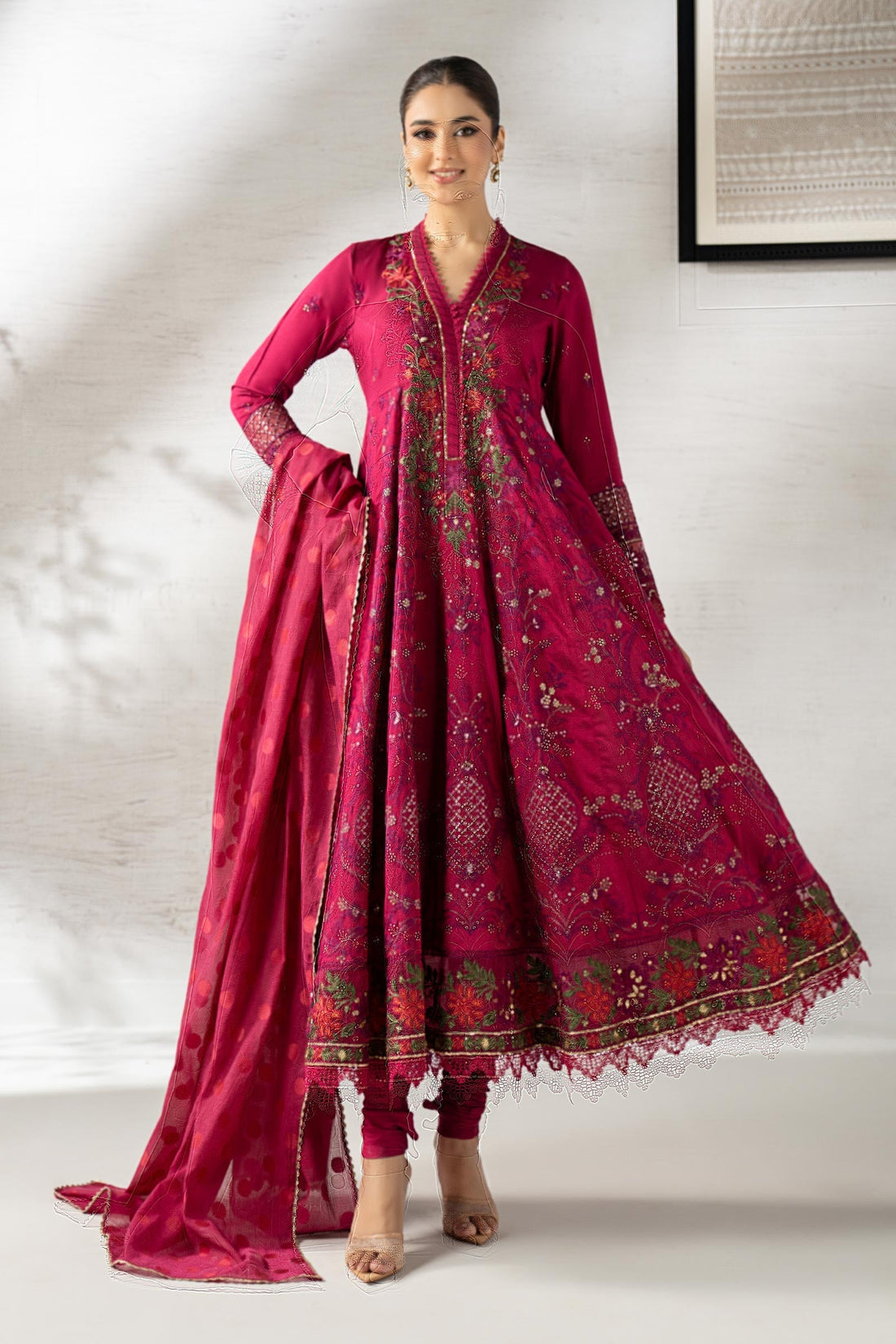 Maria B | Pre Fall 25 | DW-W25-04-Pink - Official Maria B stockist in UK - Sakeena London