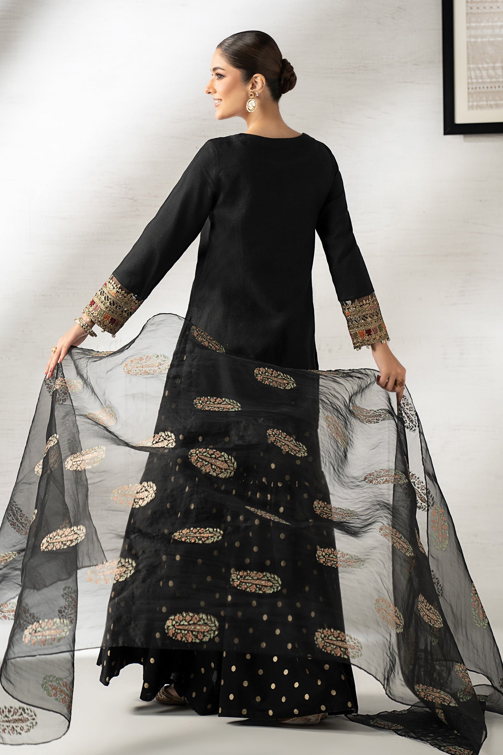 Maria B | Pre Fall 25 | DW-W25-07-Black - Official Maria B stockist in UK - Sakeena London