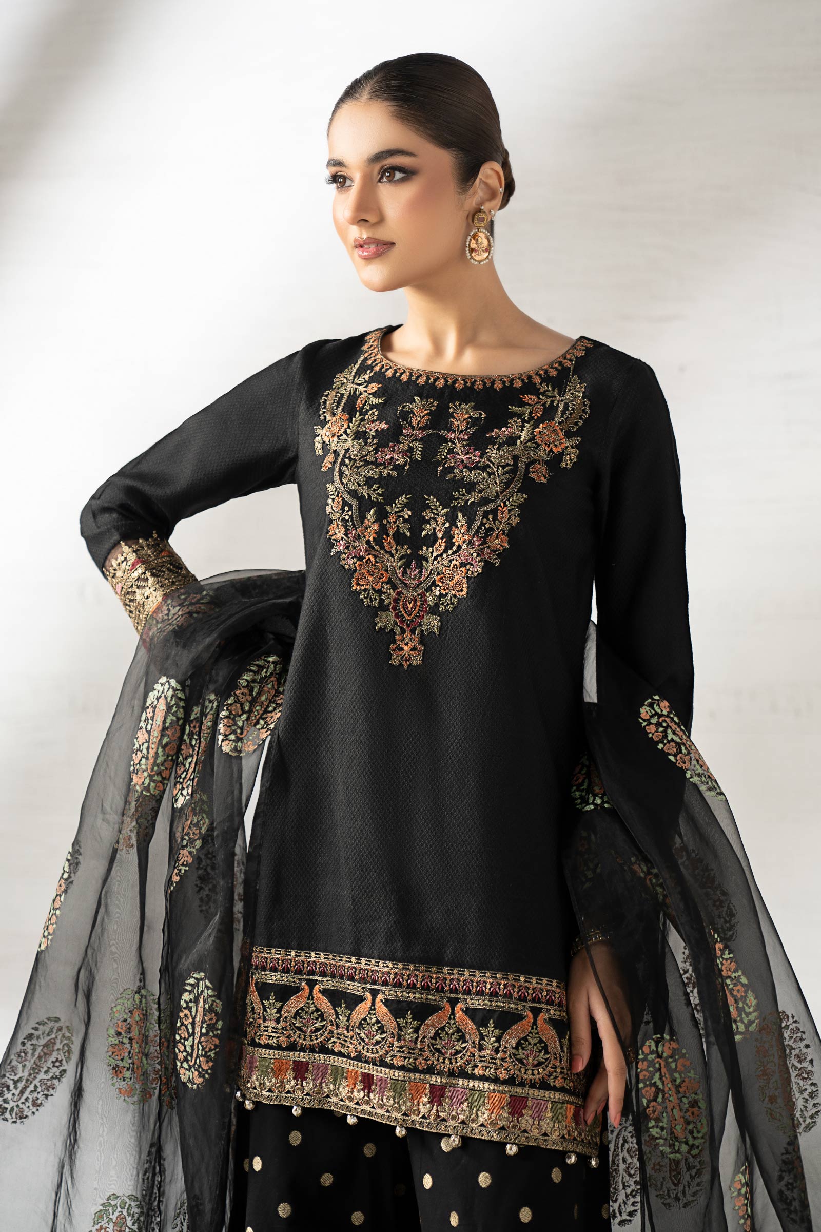 Maria B | Pre Fall 25 | DW-W25-07-Black - Official Maria B stockist in UK - Sakeena London