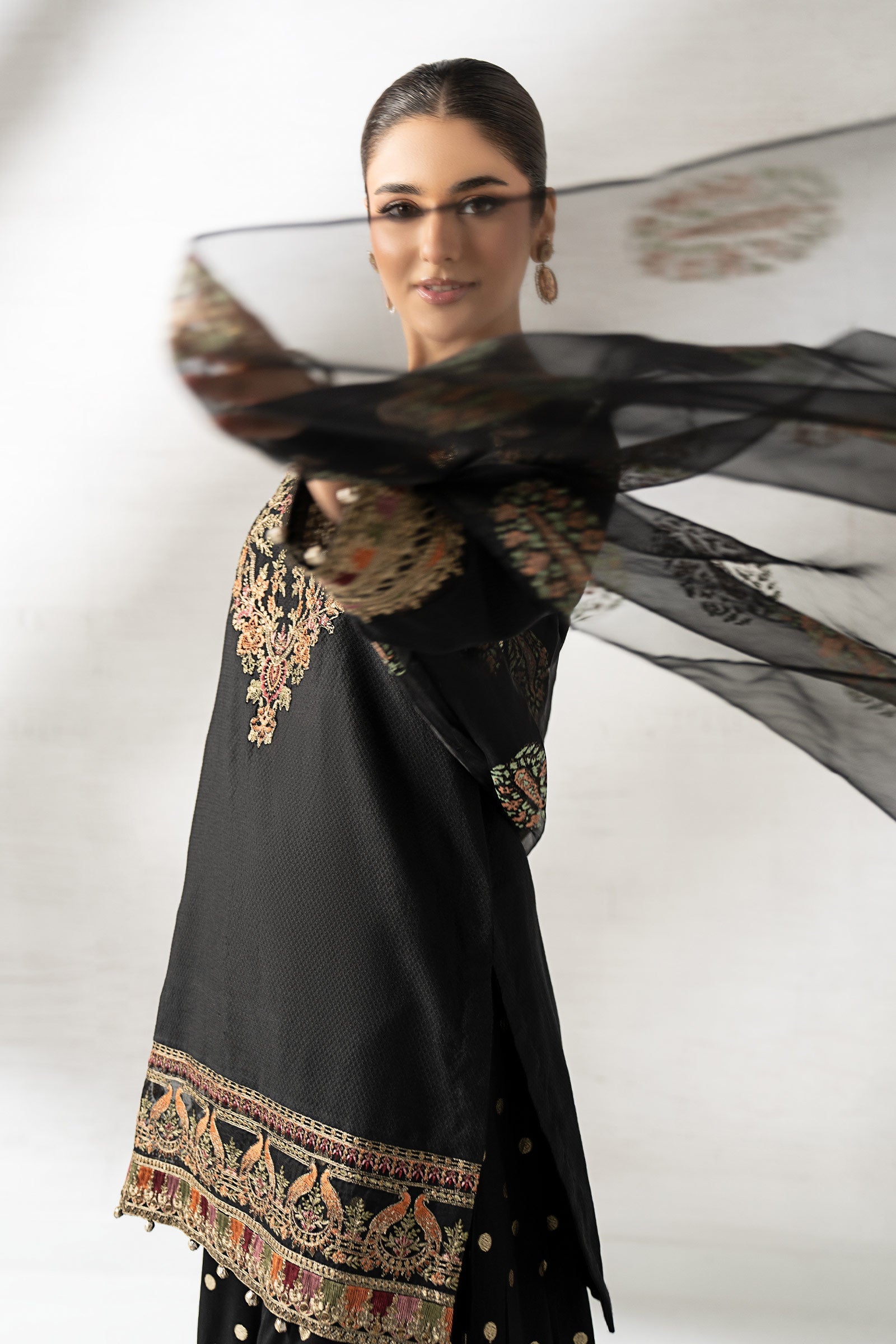 Maria B | Pre Fall 25 | DW-W25-07-Black - Official Maria B stockist in UK - Sakeena London