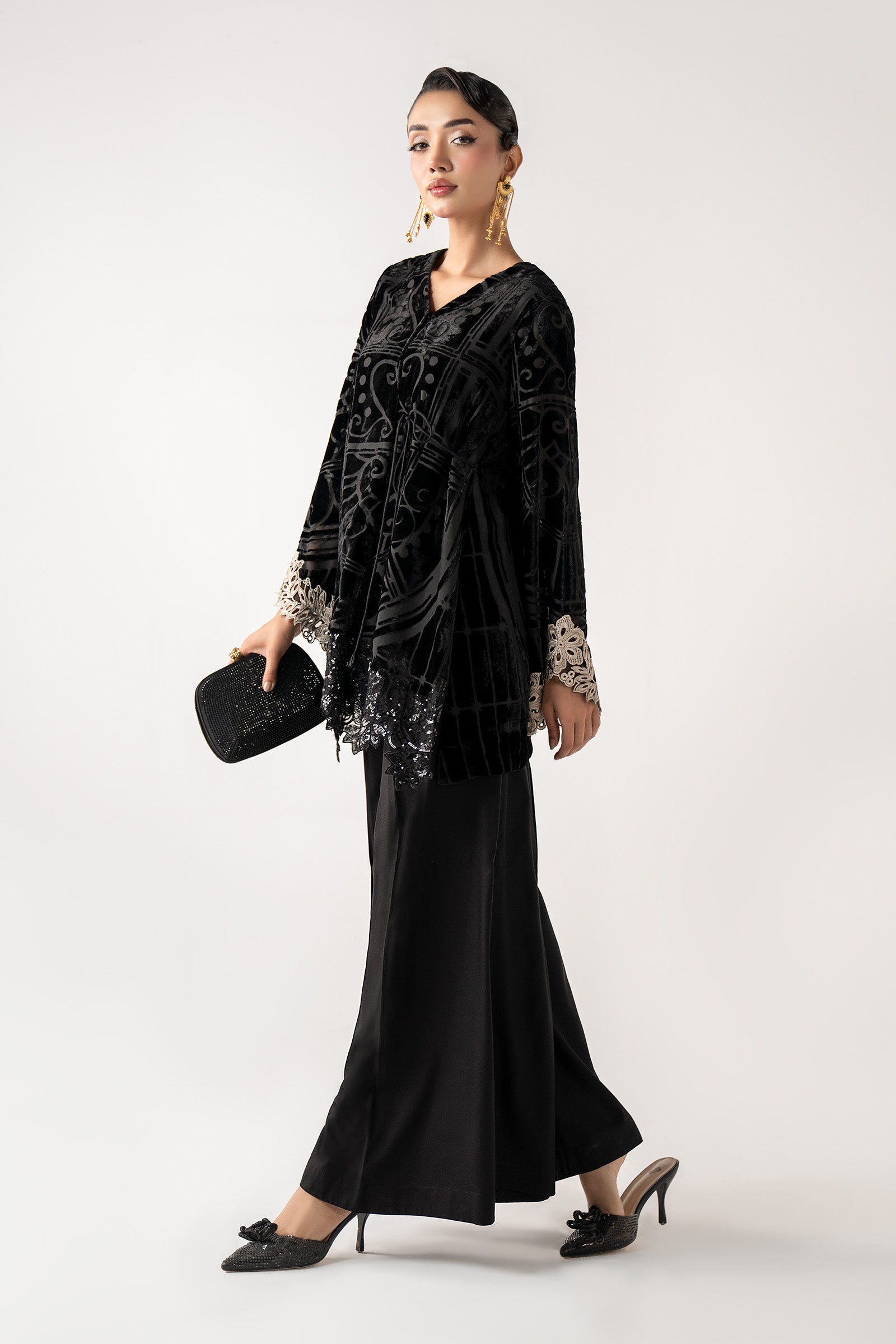 Maria B | Pre Fall 25 | DW-W25-12-Black - Official Maria B stockist in UK - Sakeena London