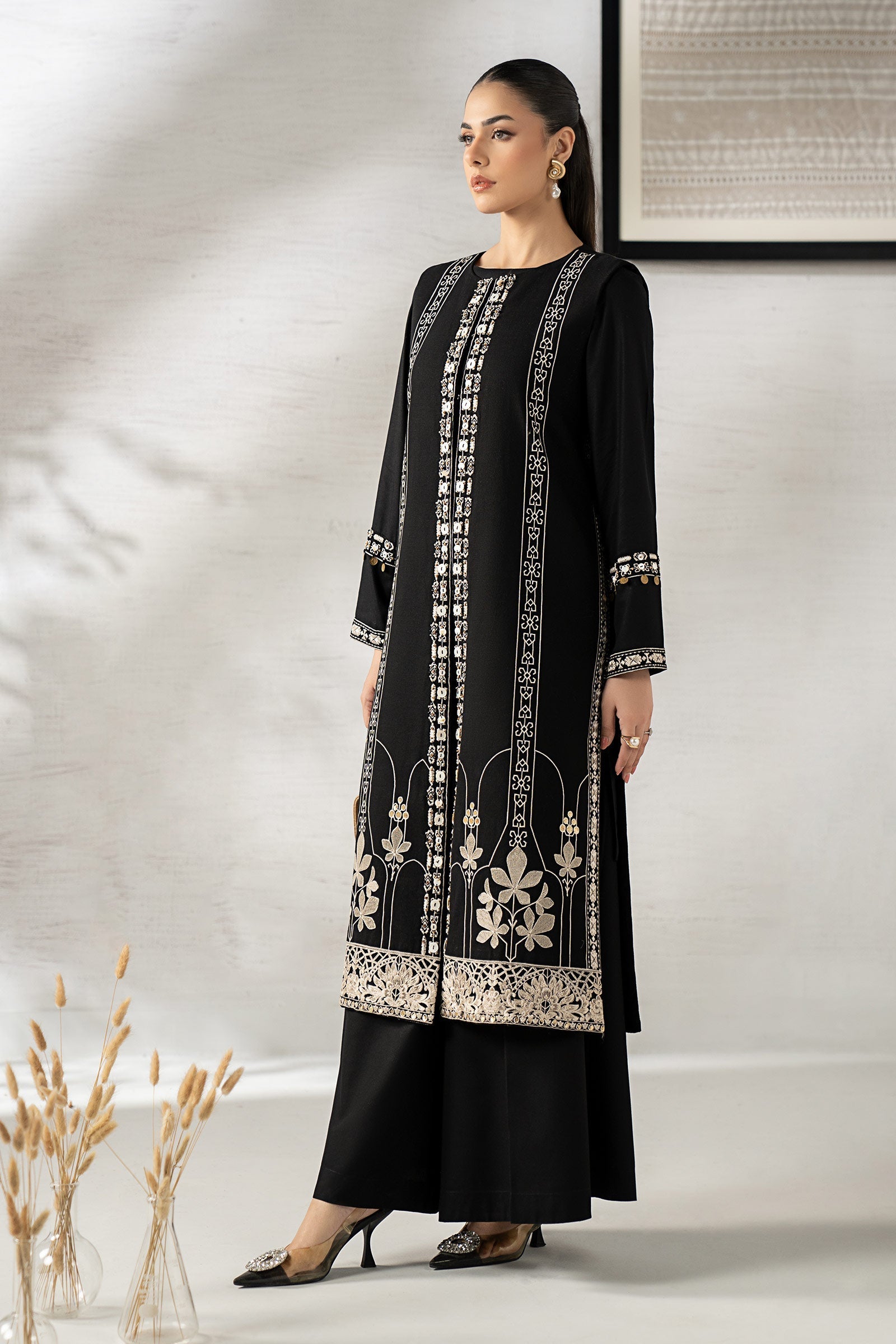 Maria B | Pre Fall 25 | DW-W25-14-Black - Official Maria B stockist in UK - Sakeena London