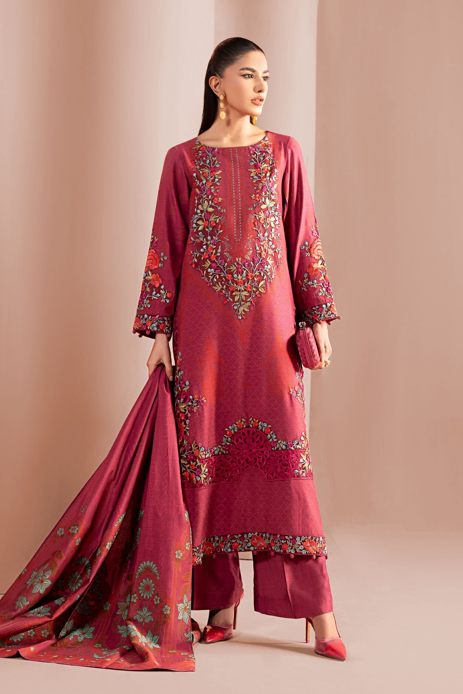 Maria B | Pre Fall 25 | DW-W25-15-Pink - Official Maria B stockist in UK - Sakeena London