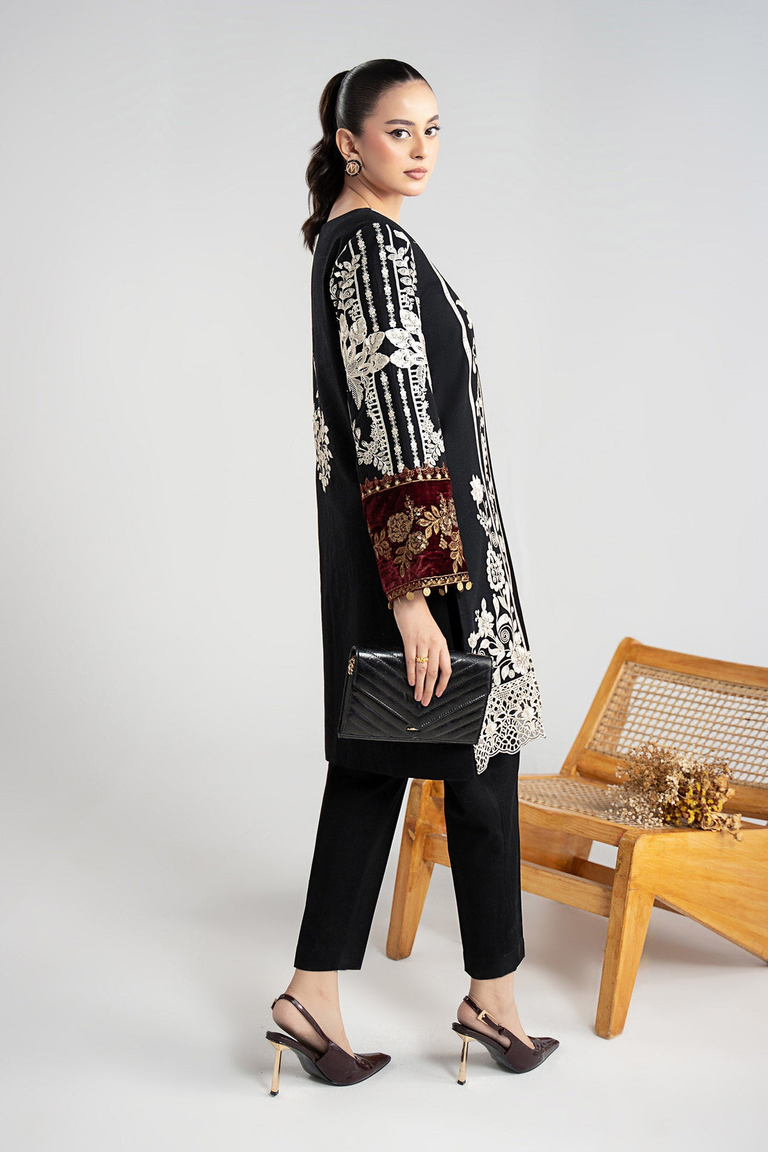 Maria B | Pre Fall 25 | W25-18-Black - Official Maria B stockist in UK - Sakeena London