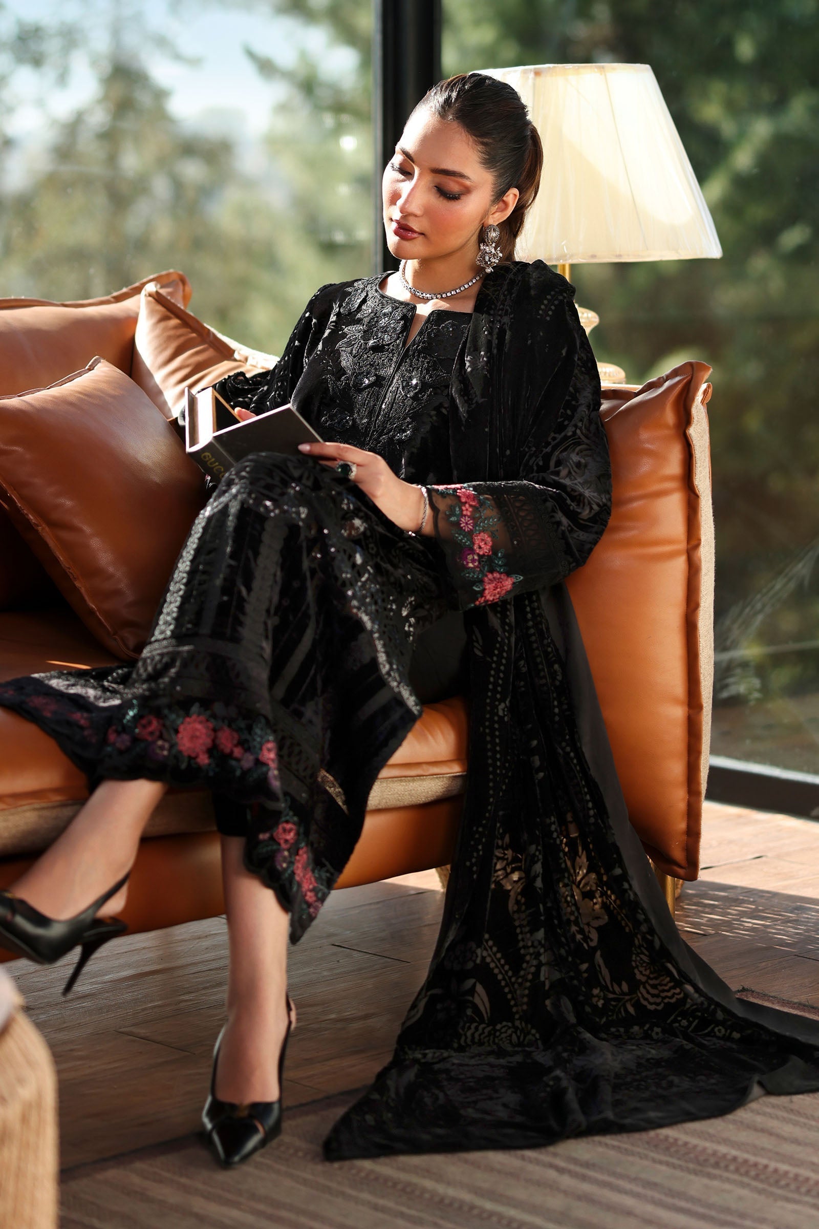 Maria B | Pre Fall 25 | DW-W25-23-Black - Official Maria B stockist in UK - Sakeena London
