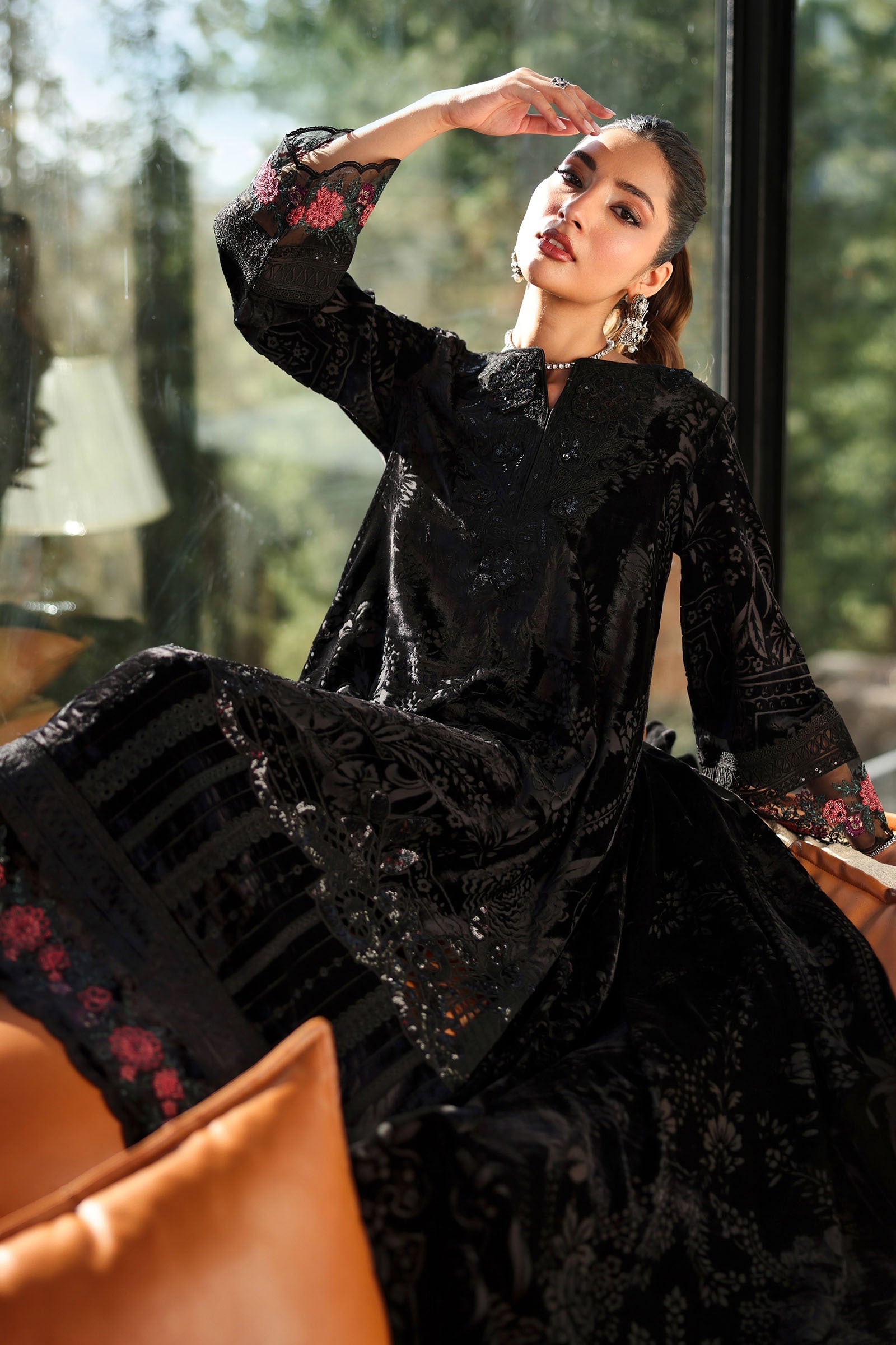 Maria B | Pre Fall 25 | DW-W25-23-Black - Official Maria B stockist in UK - Sakeena London